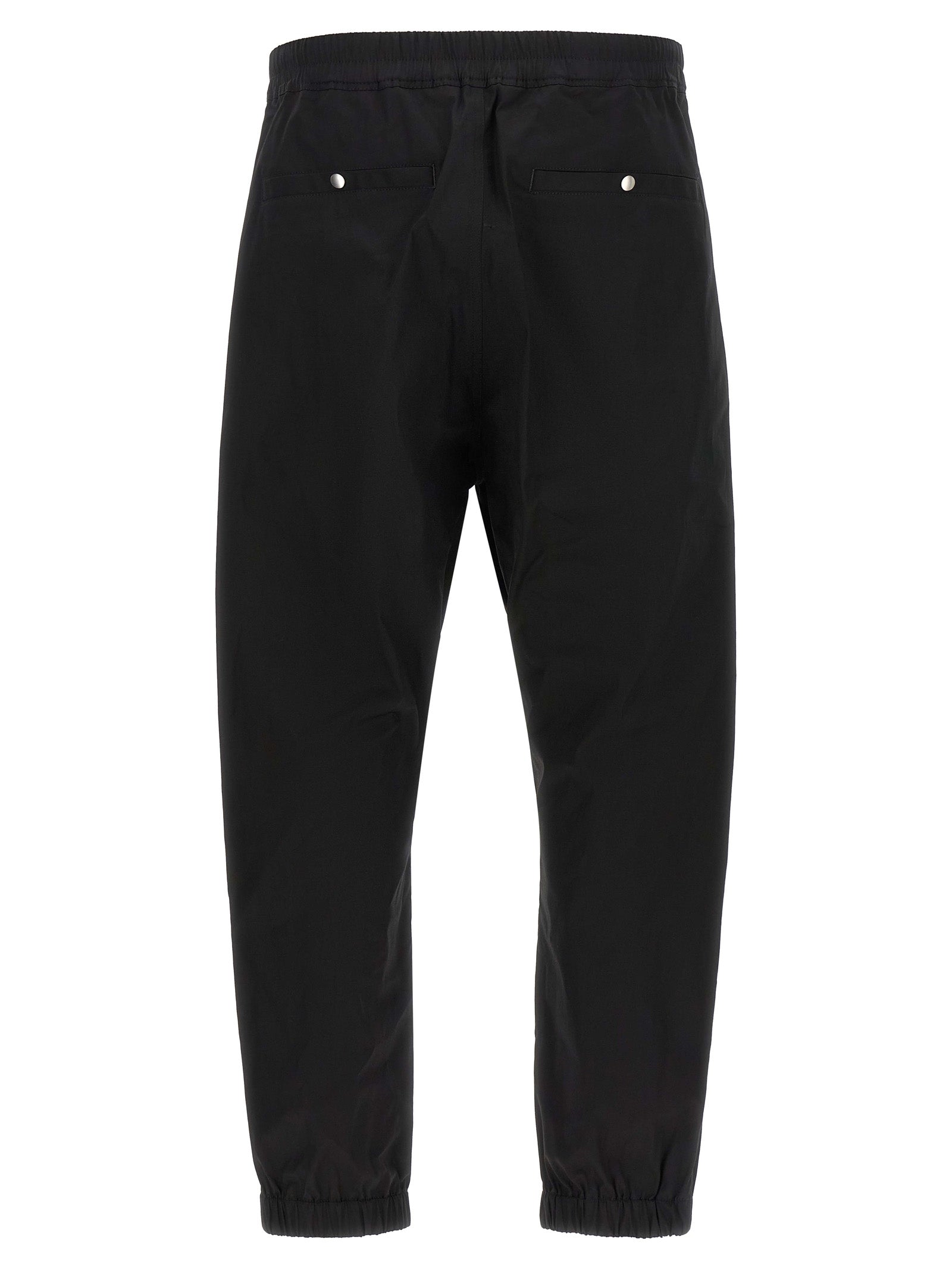 Rick Owens Black Cotton Joggers (Workout Pants)