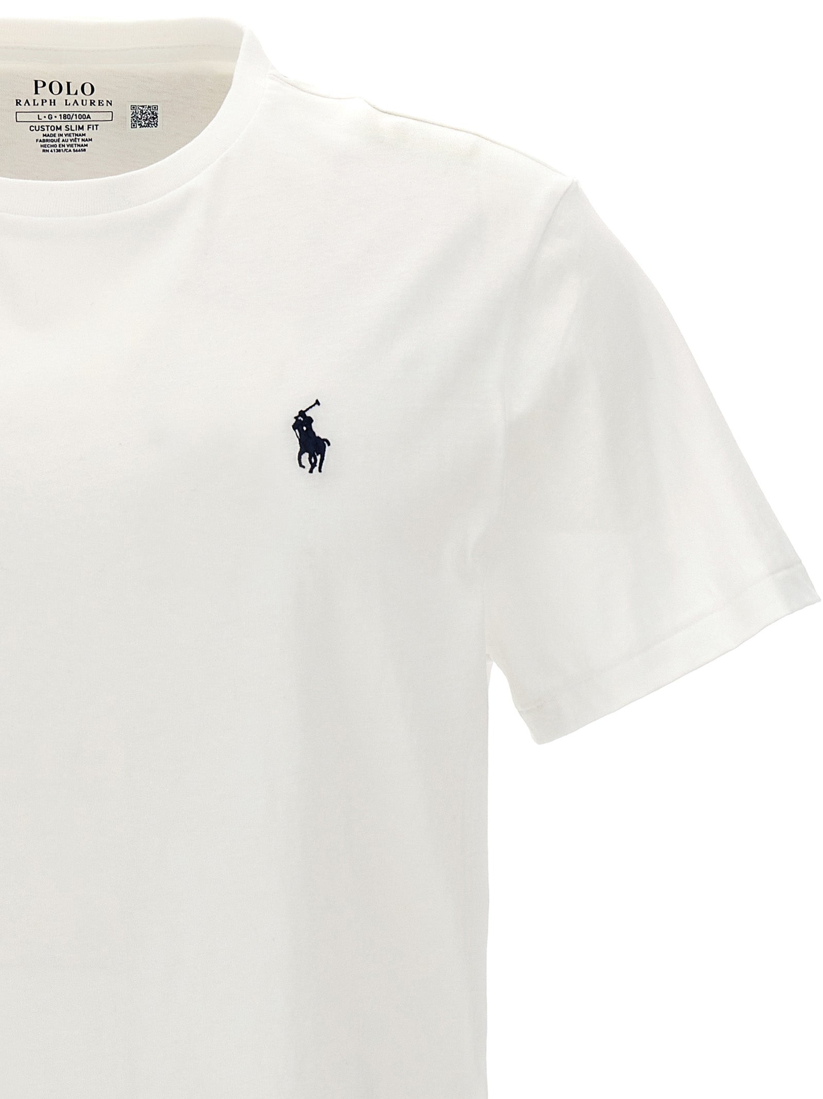 Polo Ralph Lauren White Cotton T-Shirt