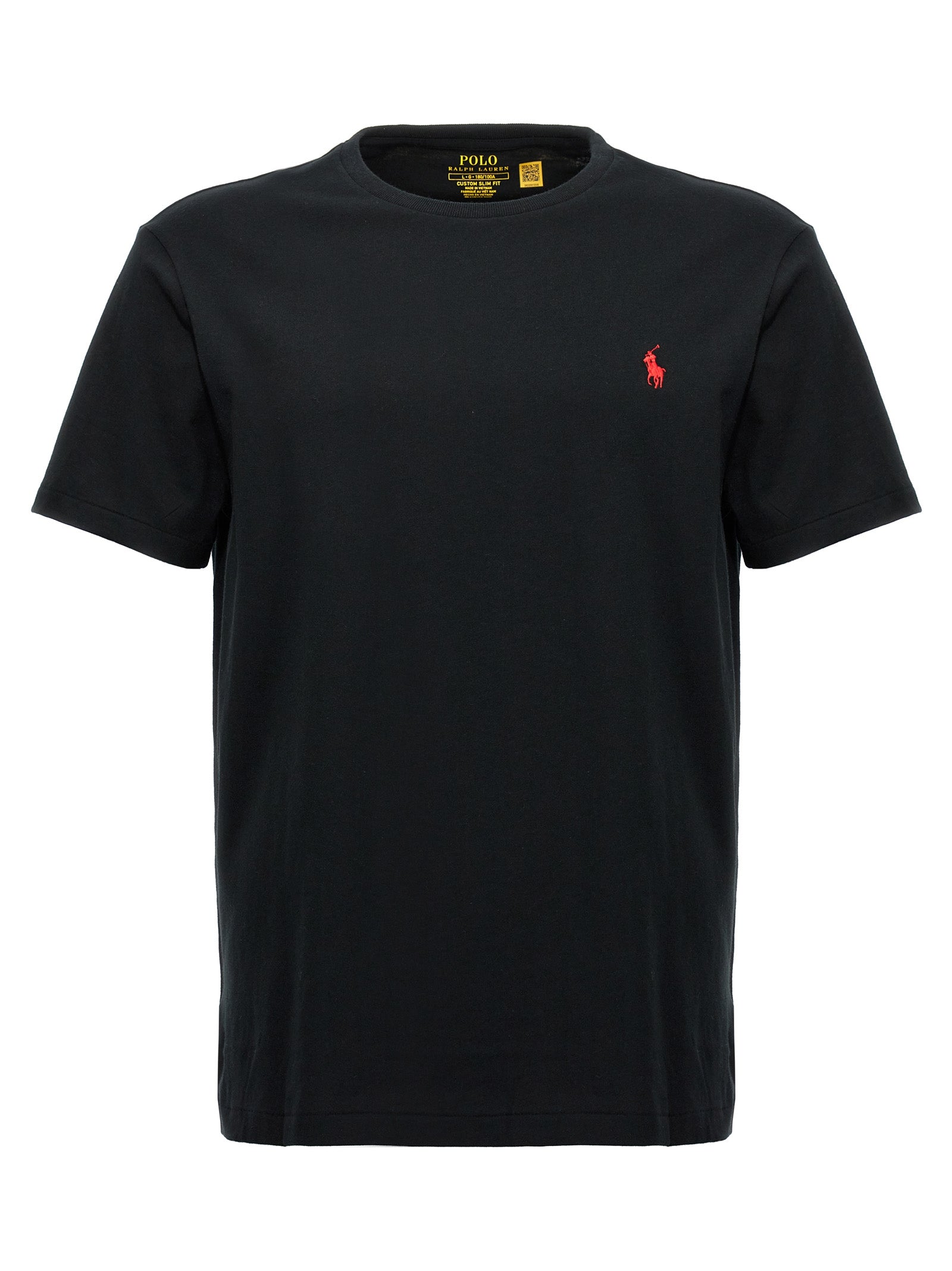 Polo Ralph Lauren Black Cotton T-Shirt