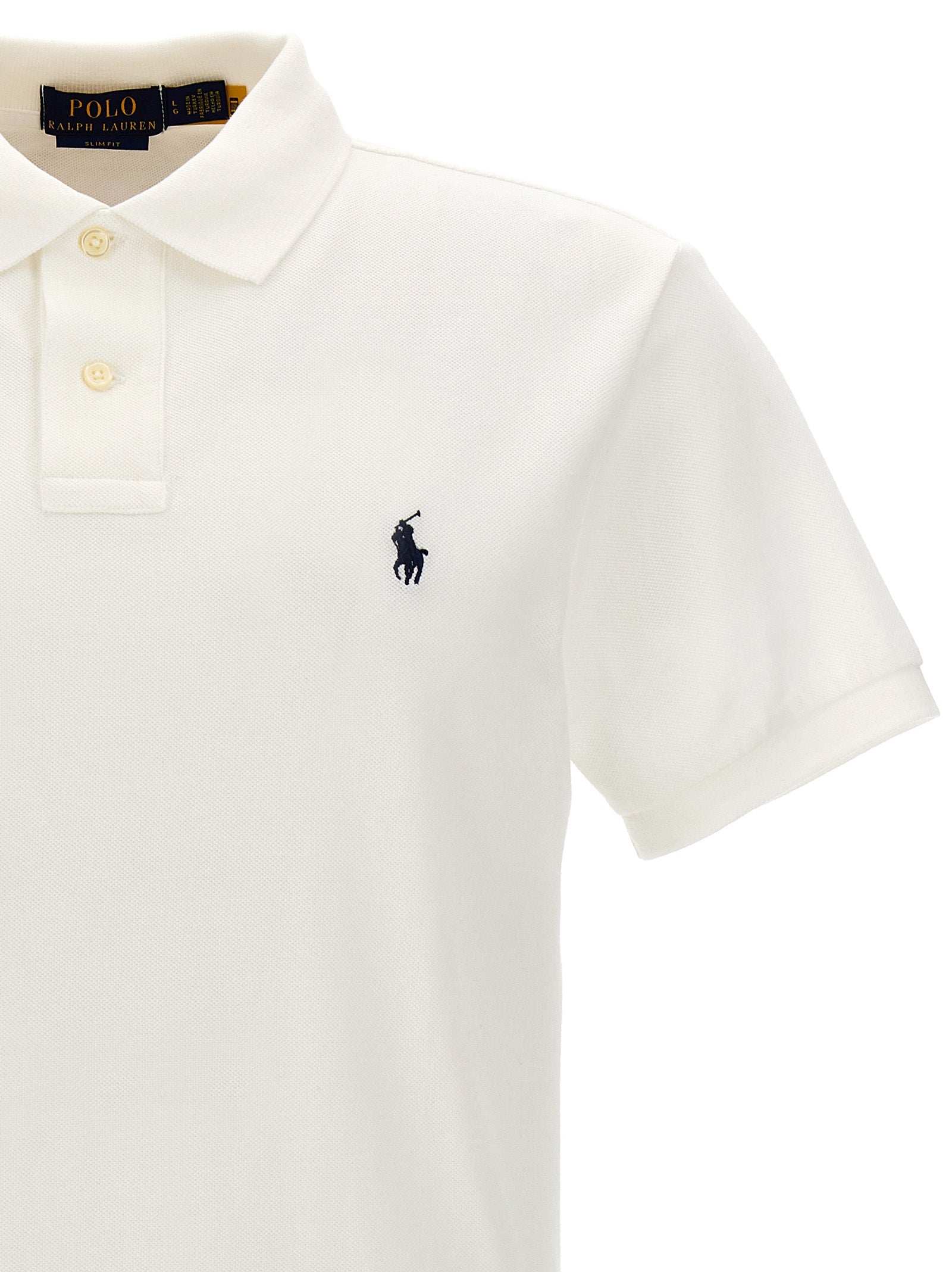 Polo Ralph Lauren White Cotton Polo Shirt