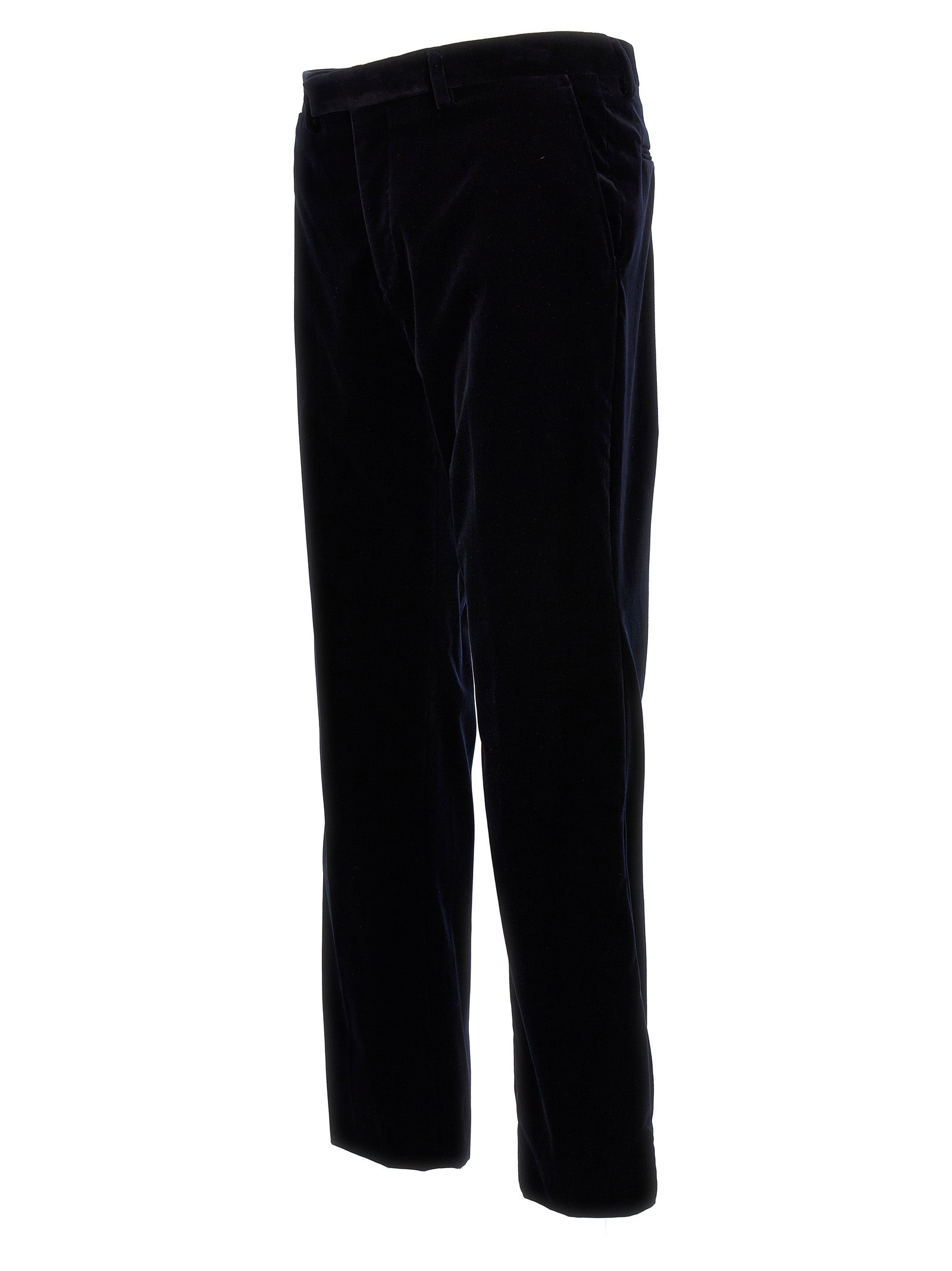 Gucci Blue Cotton Casual Pants