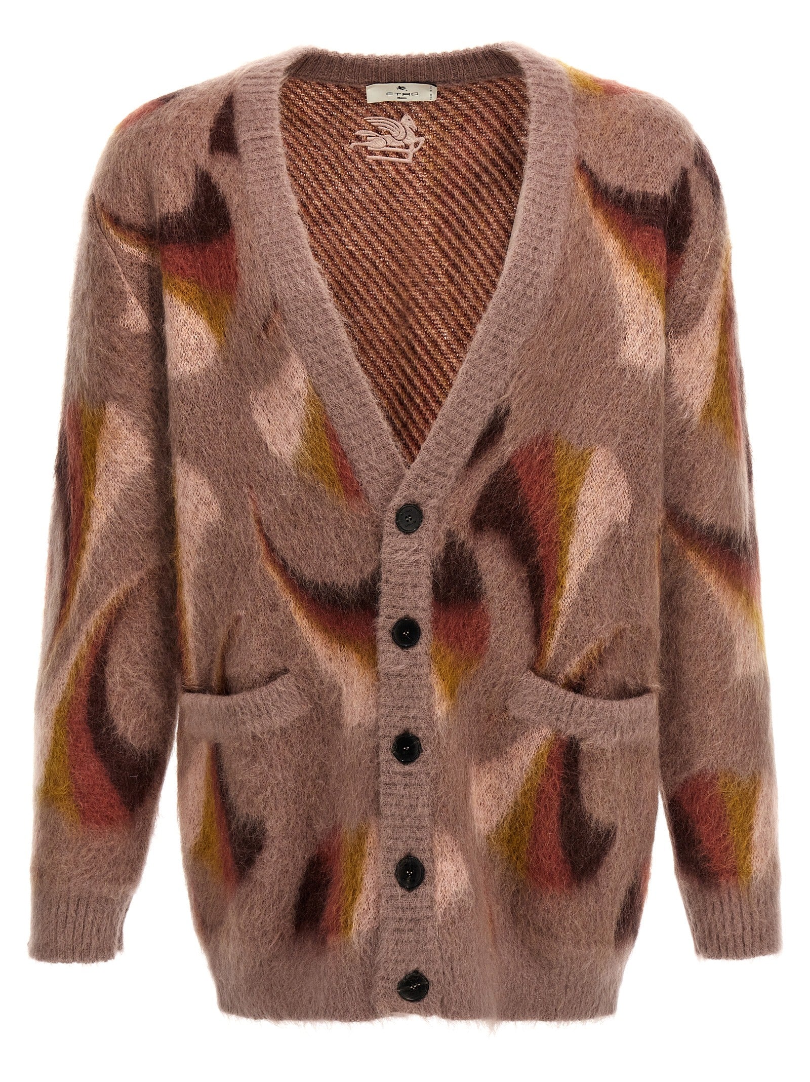 Etro Multicolor Wool Cardigan