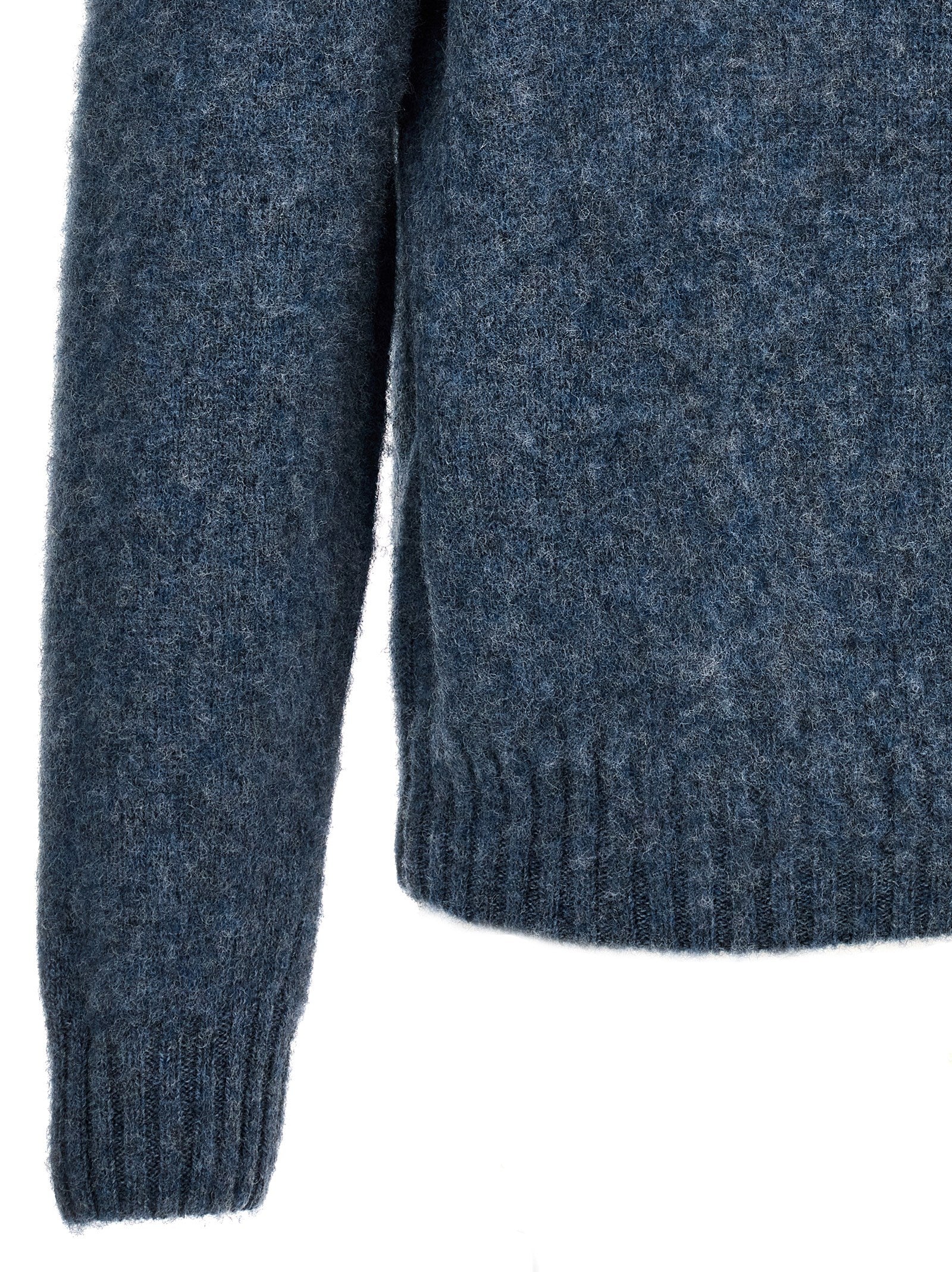 Harmony Blue Wool Cardigan