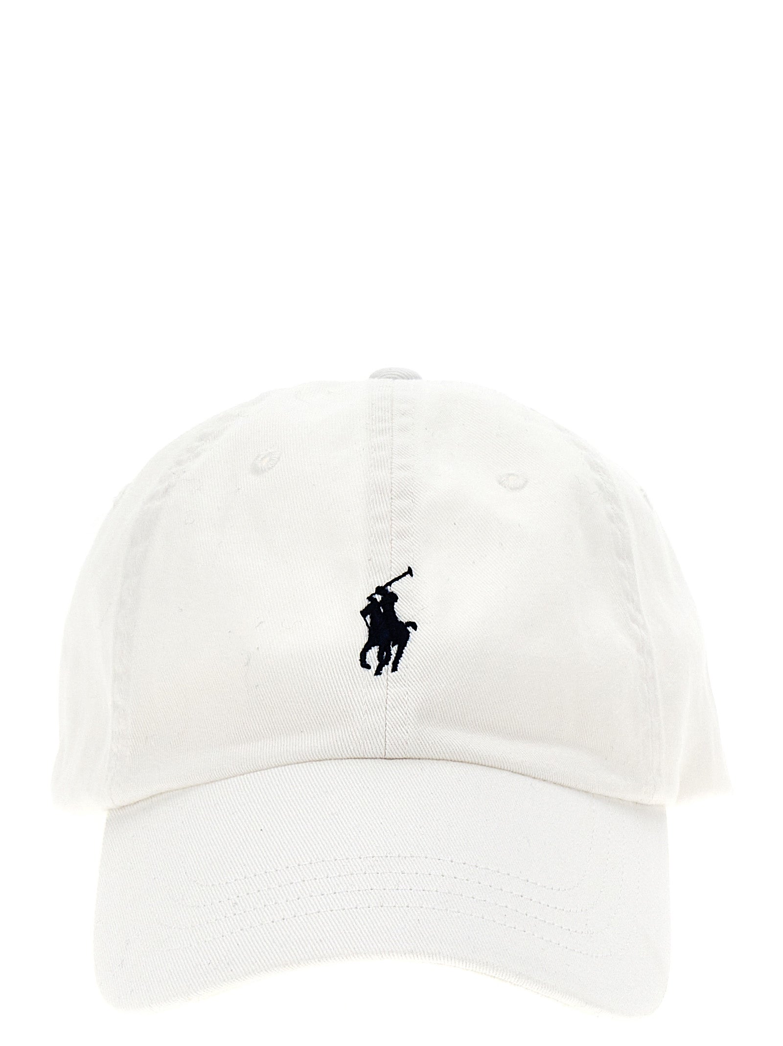 Polo Ralph Lauren White Cotton Cap (Baseball Hat)
