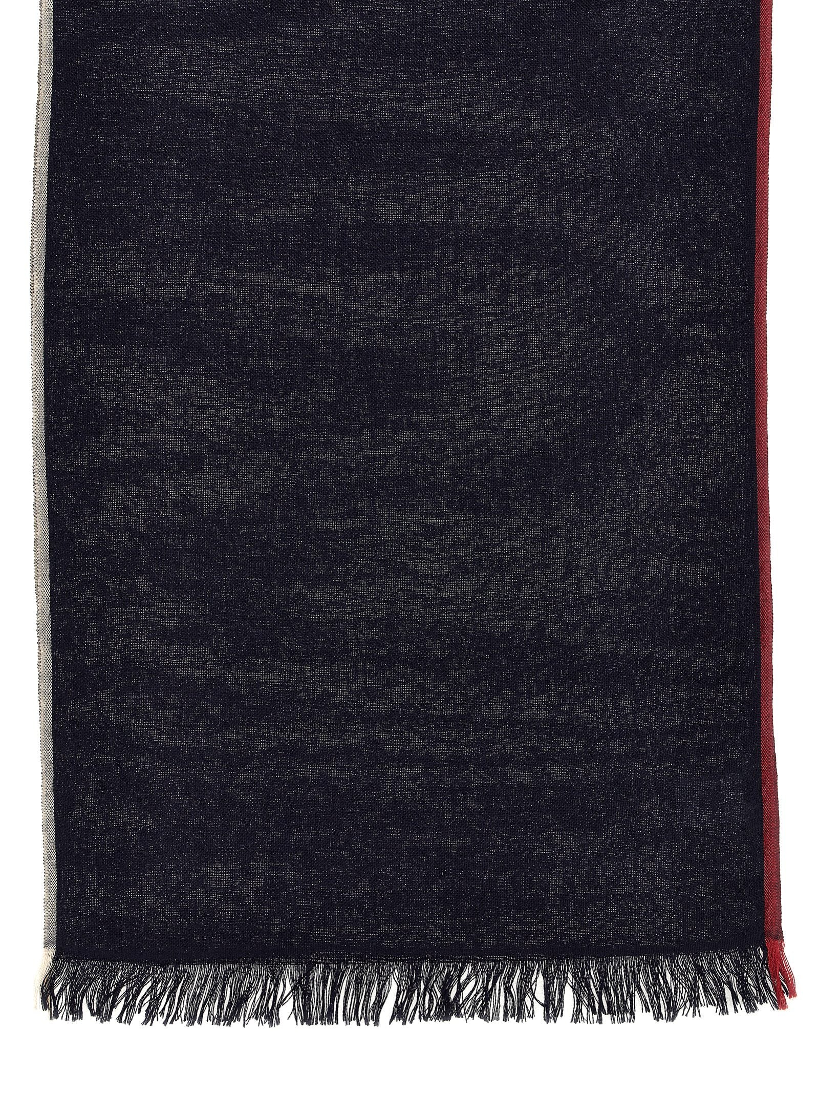 Brunello Cucinelli Blue Cashmere Scarf