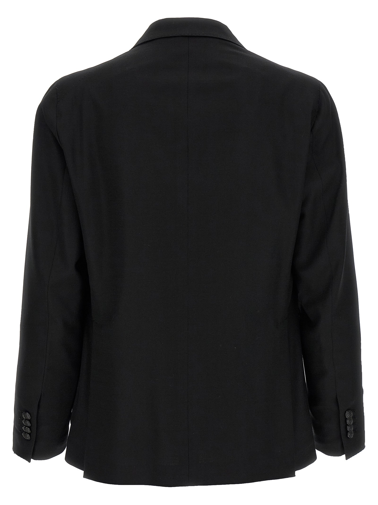 Tagliatore Black Virgin Wool Blazer