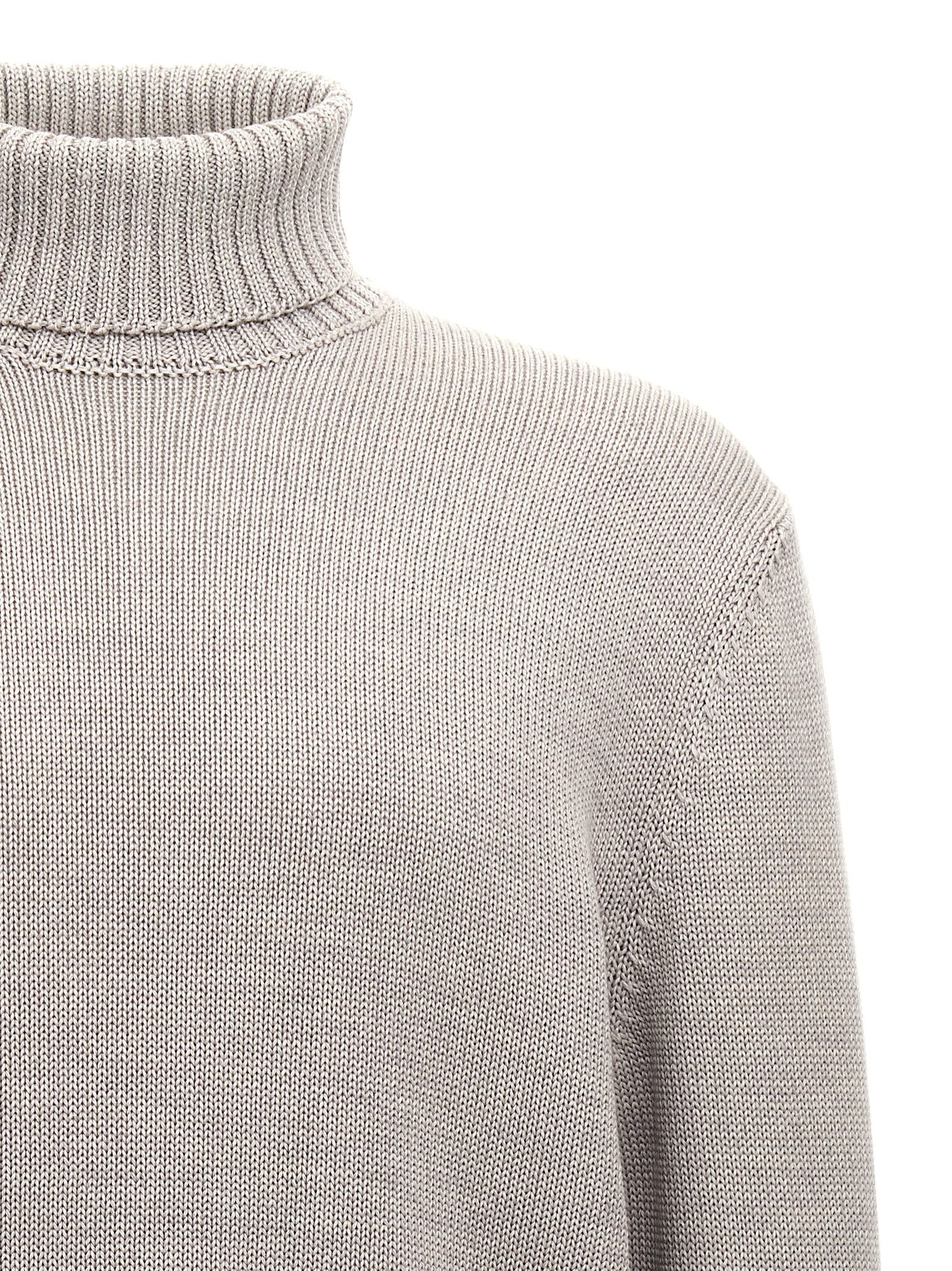 ZANONE Gray Virgin Wool Cardigan