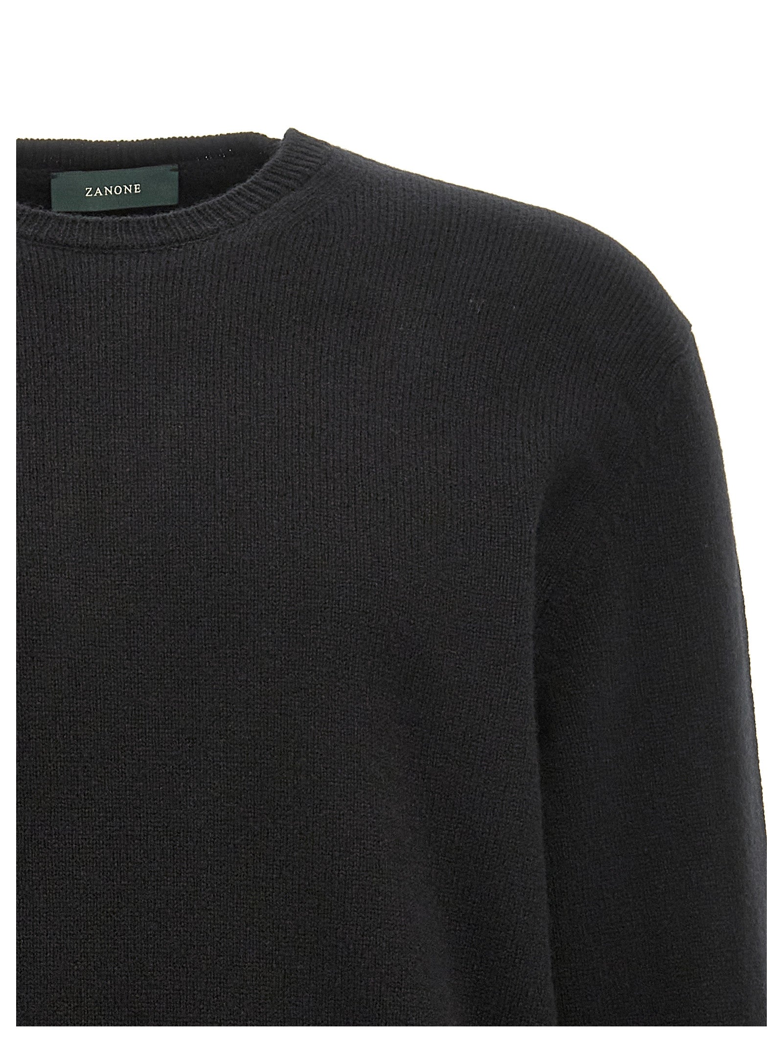 ZANONE Black Virgin Wool Cardigan