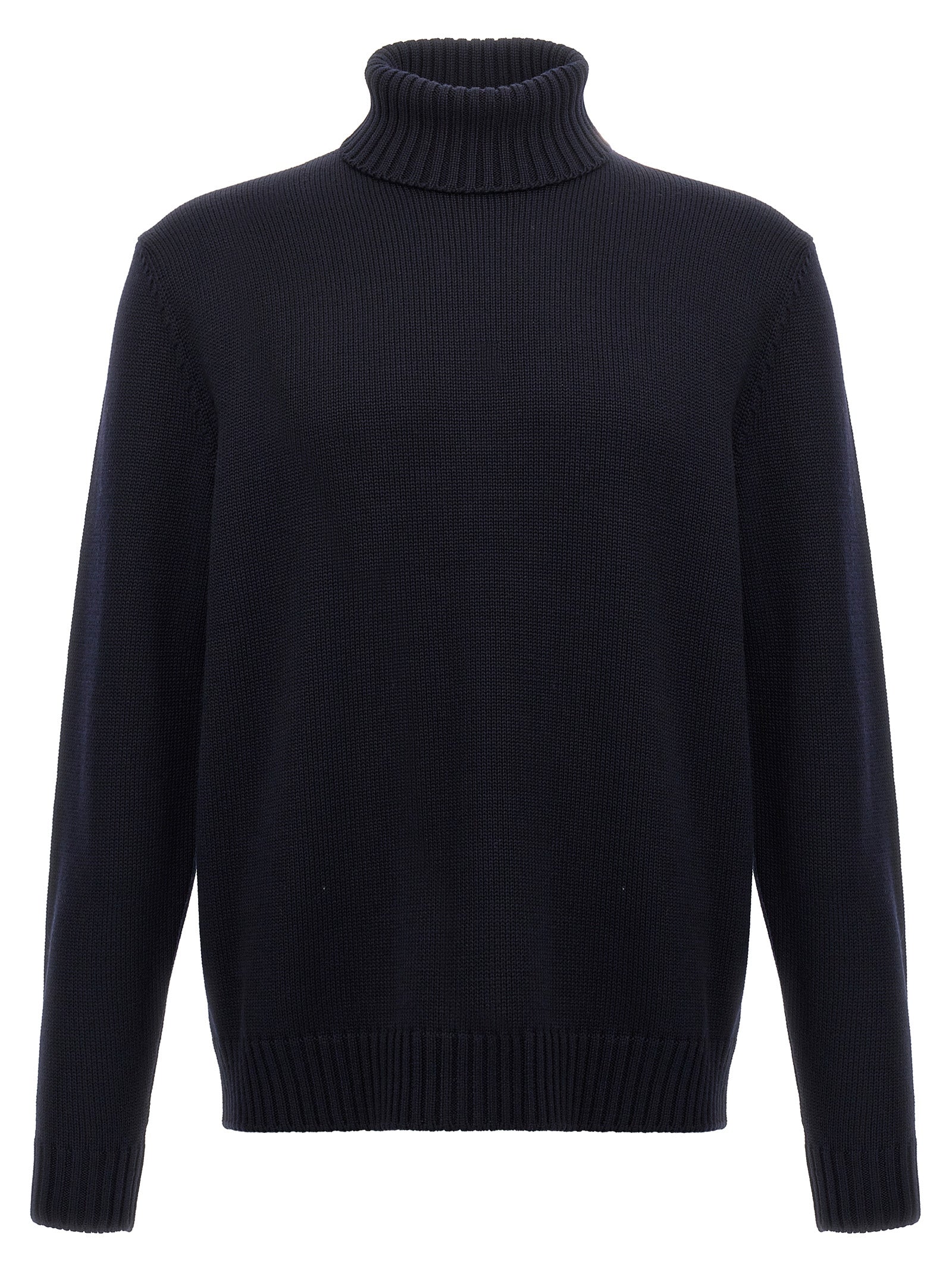 ZANONE Blue Virgin Wool Cardigan