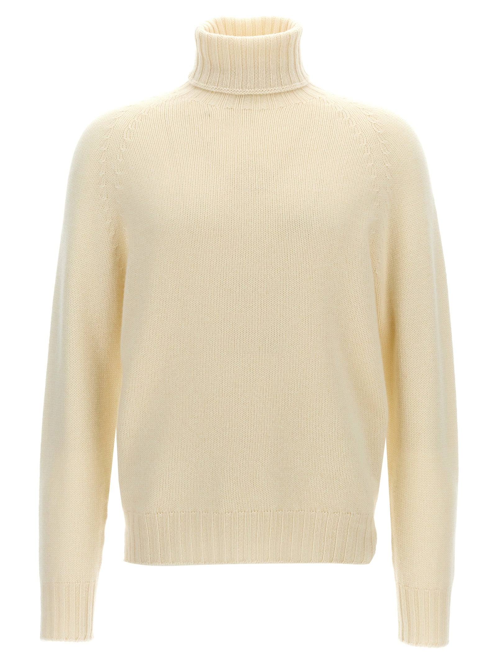 MA'RY'YA White Wool Cardigan