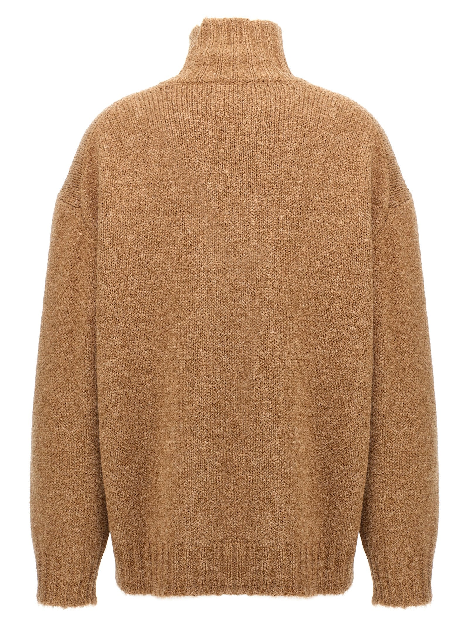 Jil Sander Beige Wool Cardigan