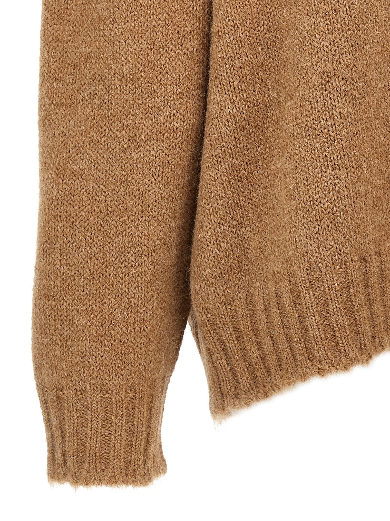 Jil Sander Beige Wool Cardigan