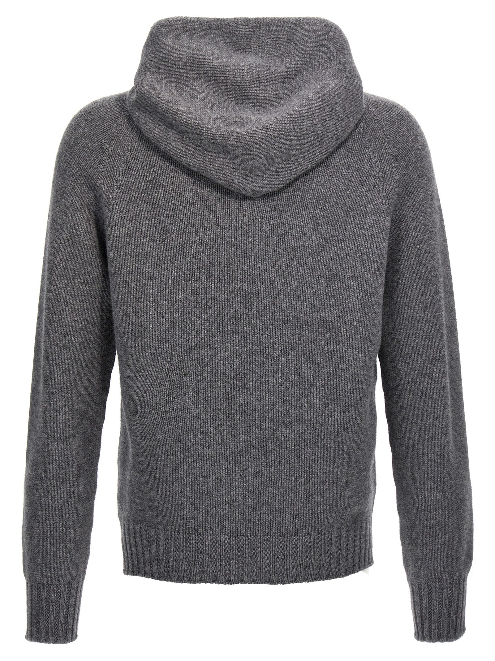 MA'RY'YA Gray Wool Cardigan