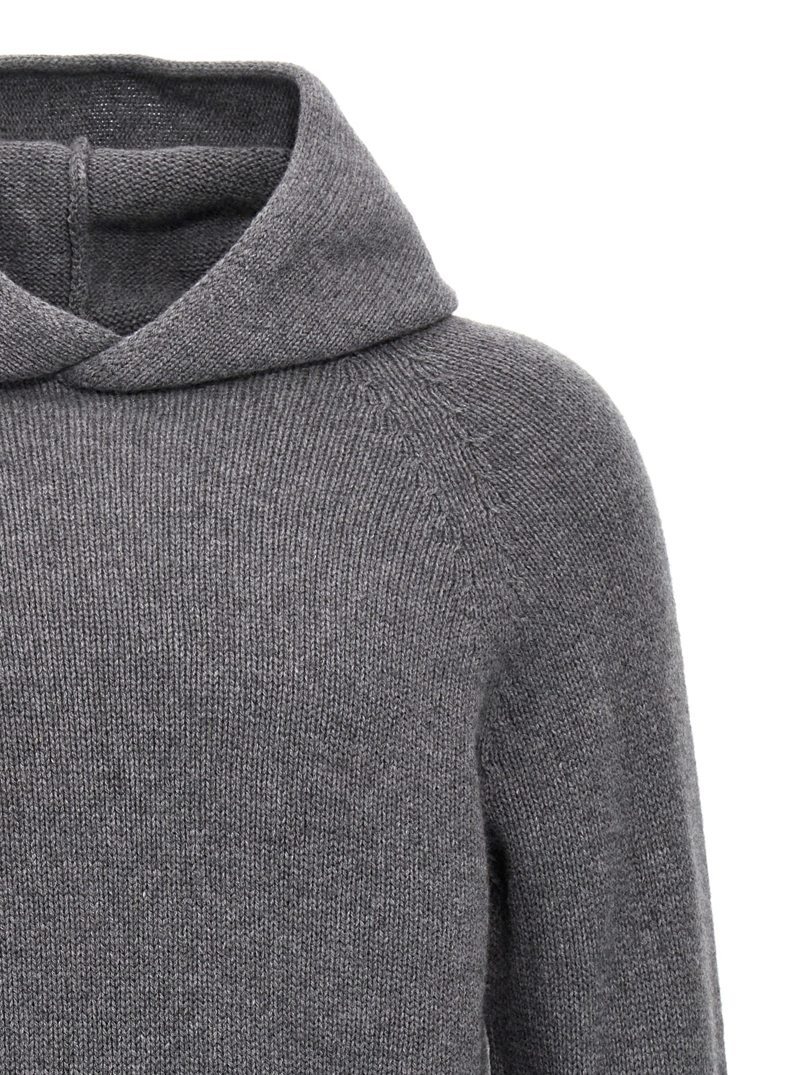 MA'RY'YA Gray Wool Cardigan