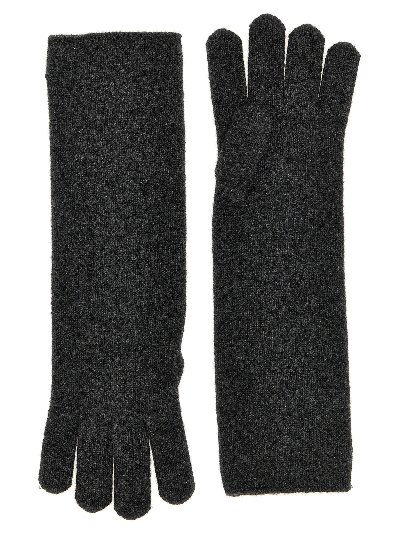 Max Mara Gray Cashmere Gloves
