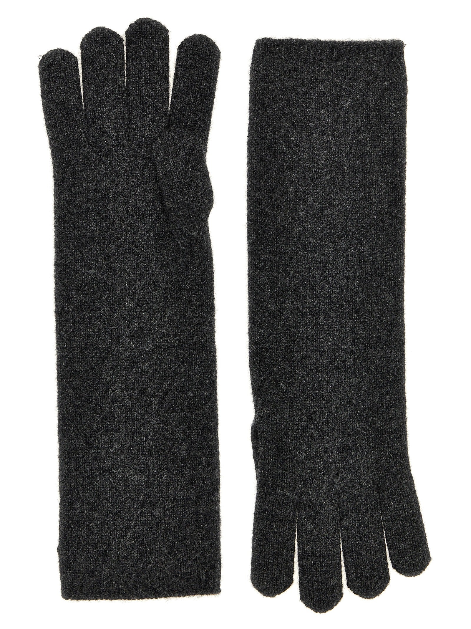 Max Mara Gray Cashmere Gloves
