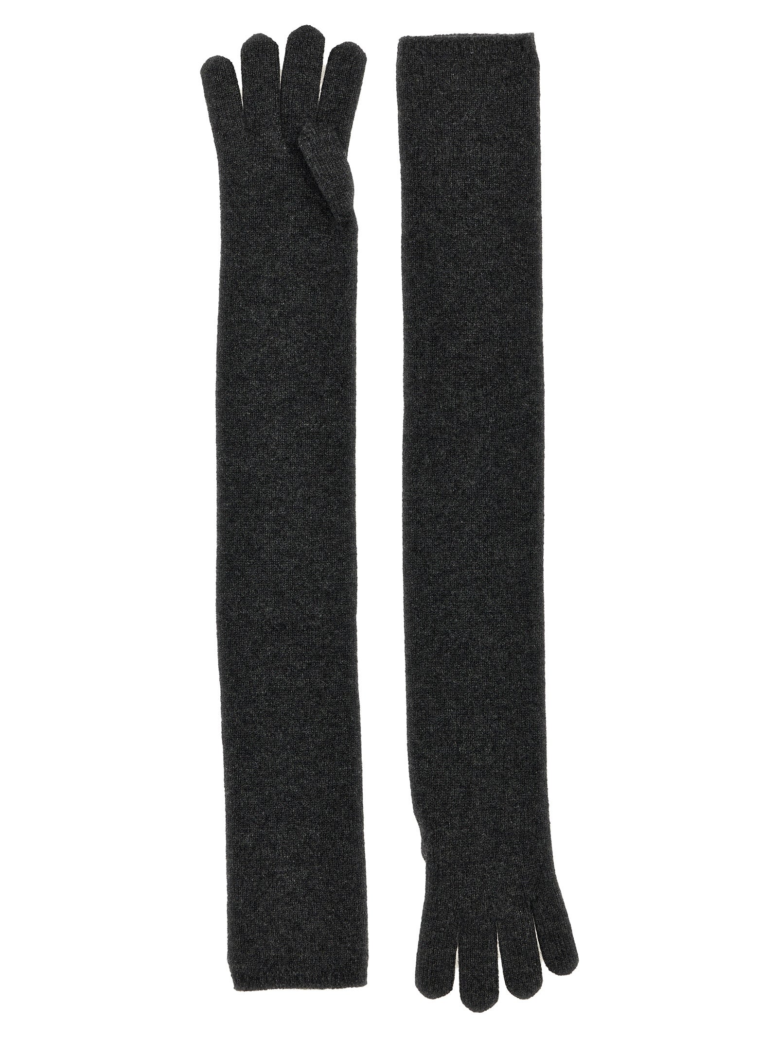 Max Mara Gray Cashmere Gloves