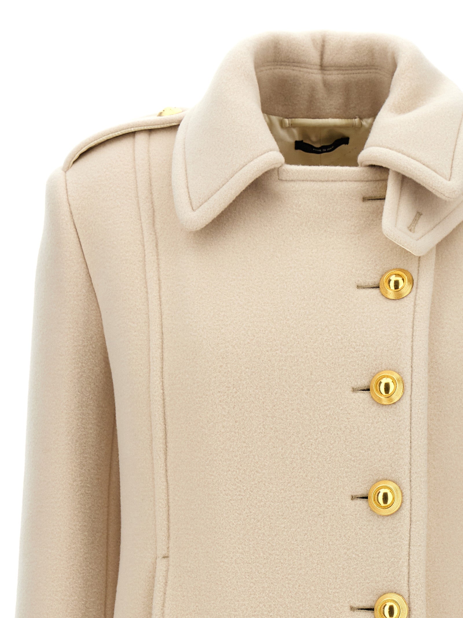 Tom Ford White Wool Coat