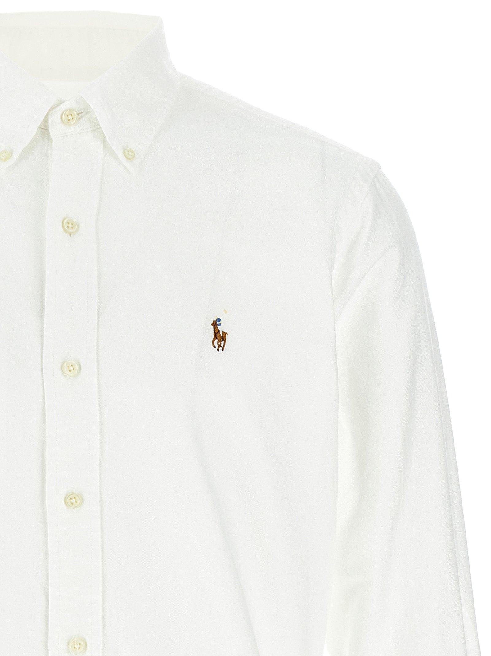 Polo Ralph Lauren White Cotton Blouse