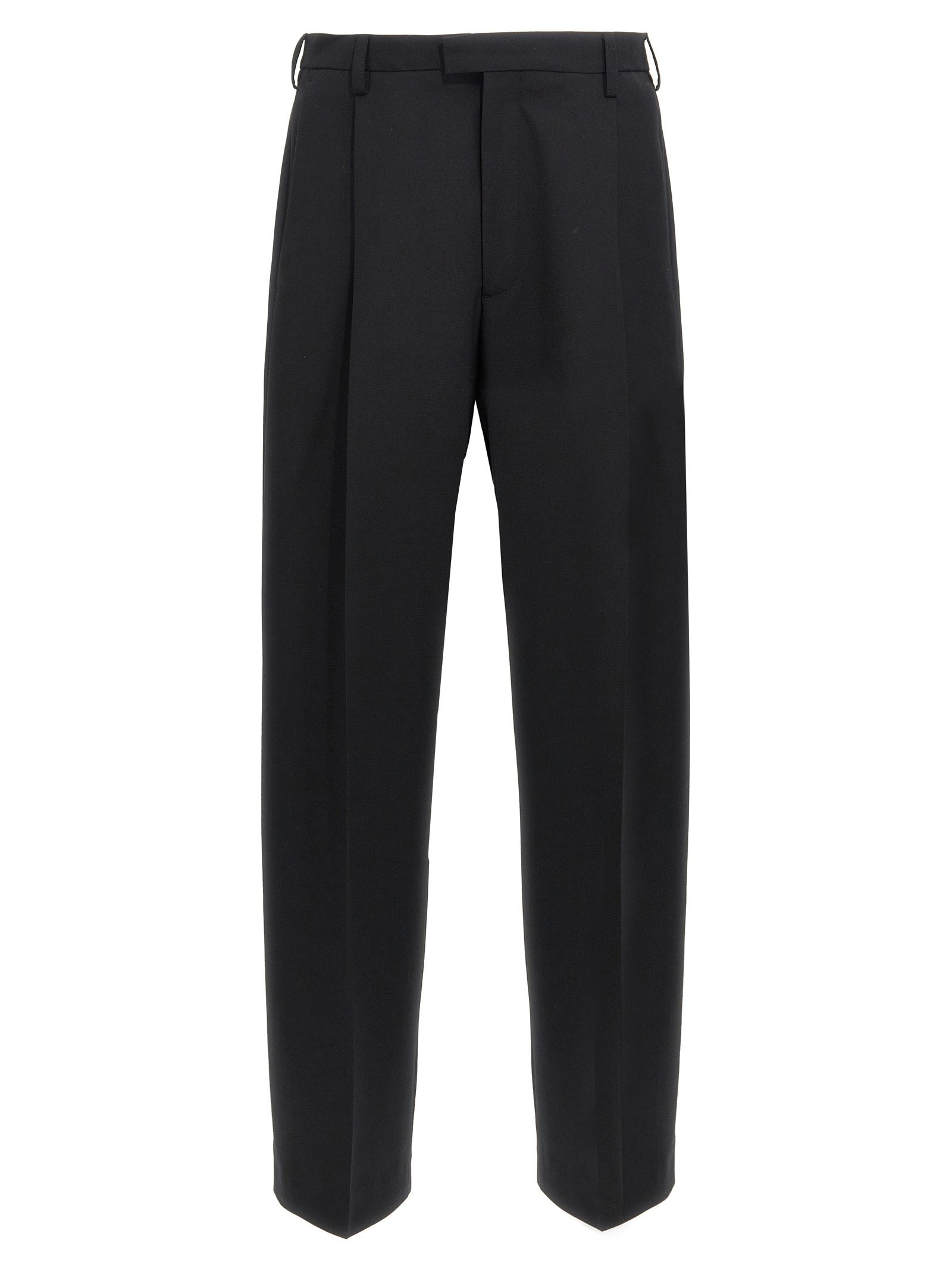 Marni Black Polyester Dress Pants
