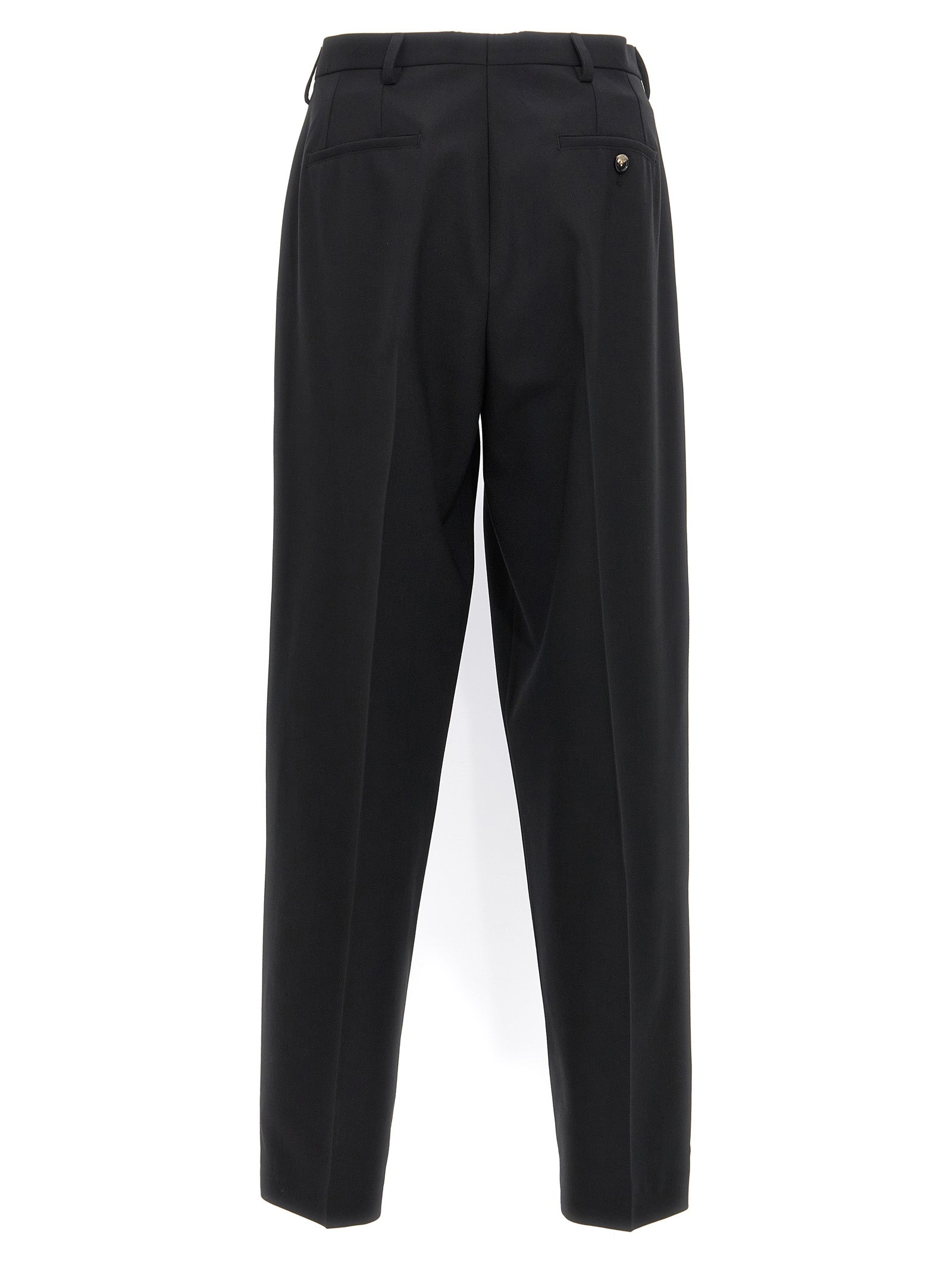 Marni Black Polyester Dress Pants