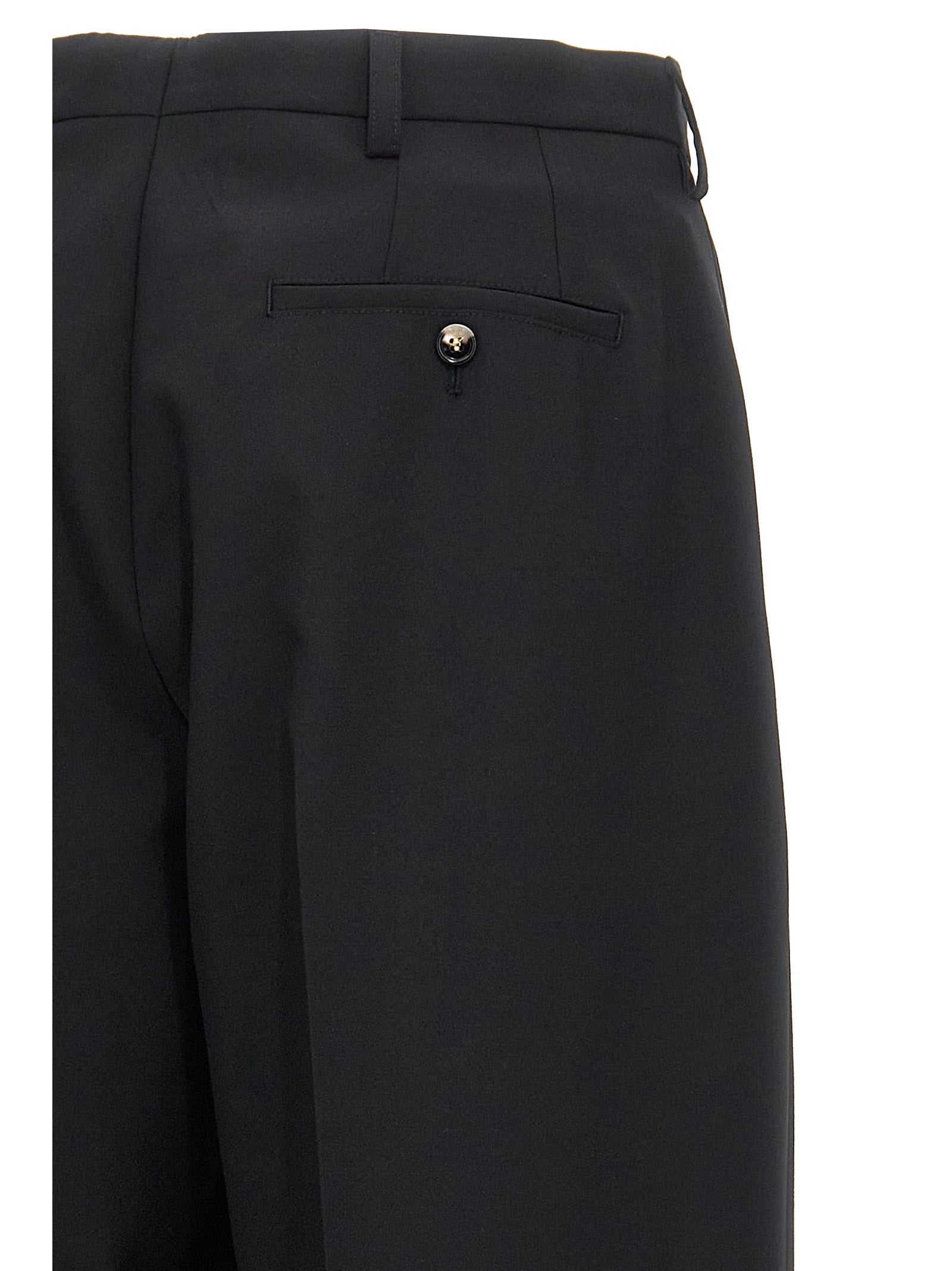 Marni Black Polyester Dress Pants