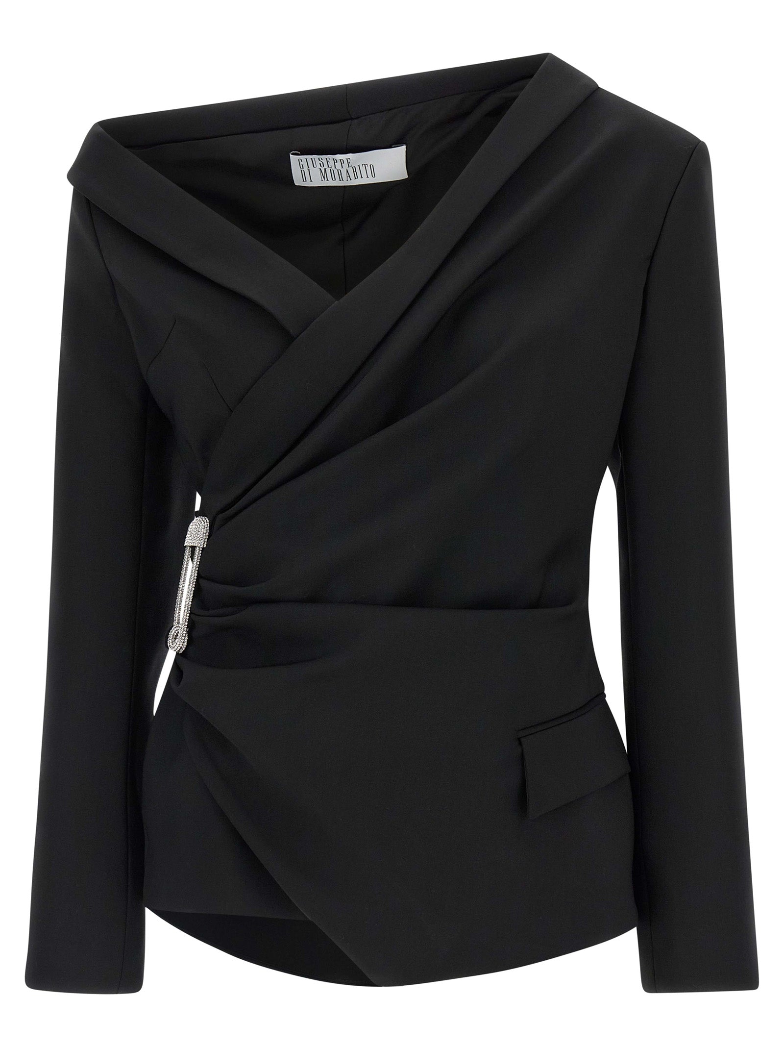 Giuseppe Di Morabito Black Virgin Wool Blazer