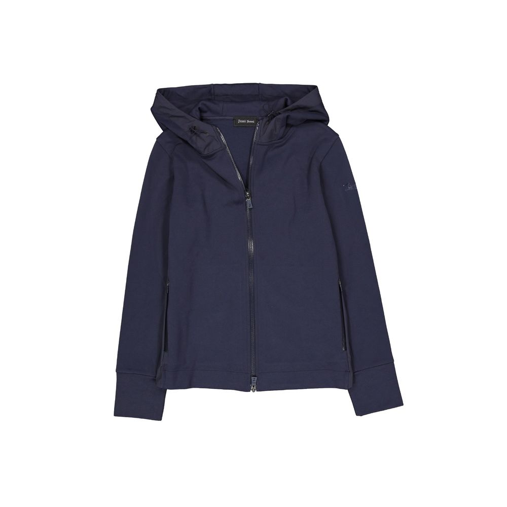 Herno Blue Cotton Sweatshirt