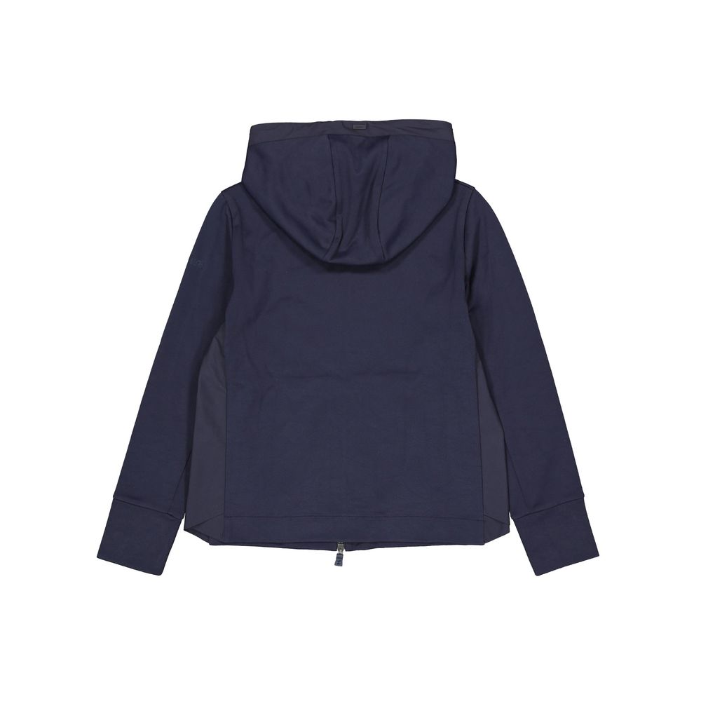 Herno Blue Cotton Sweatshirt