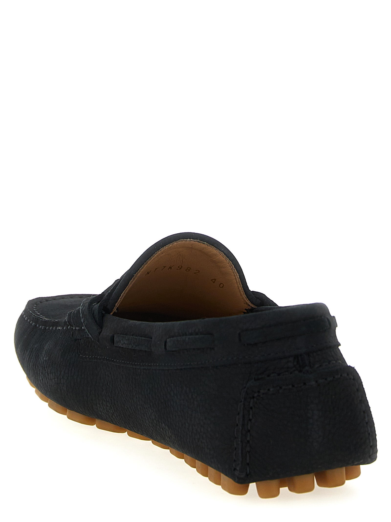 Valentino Garavani Black Calfskin Slip-On Loafers