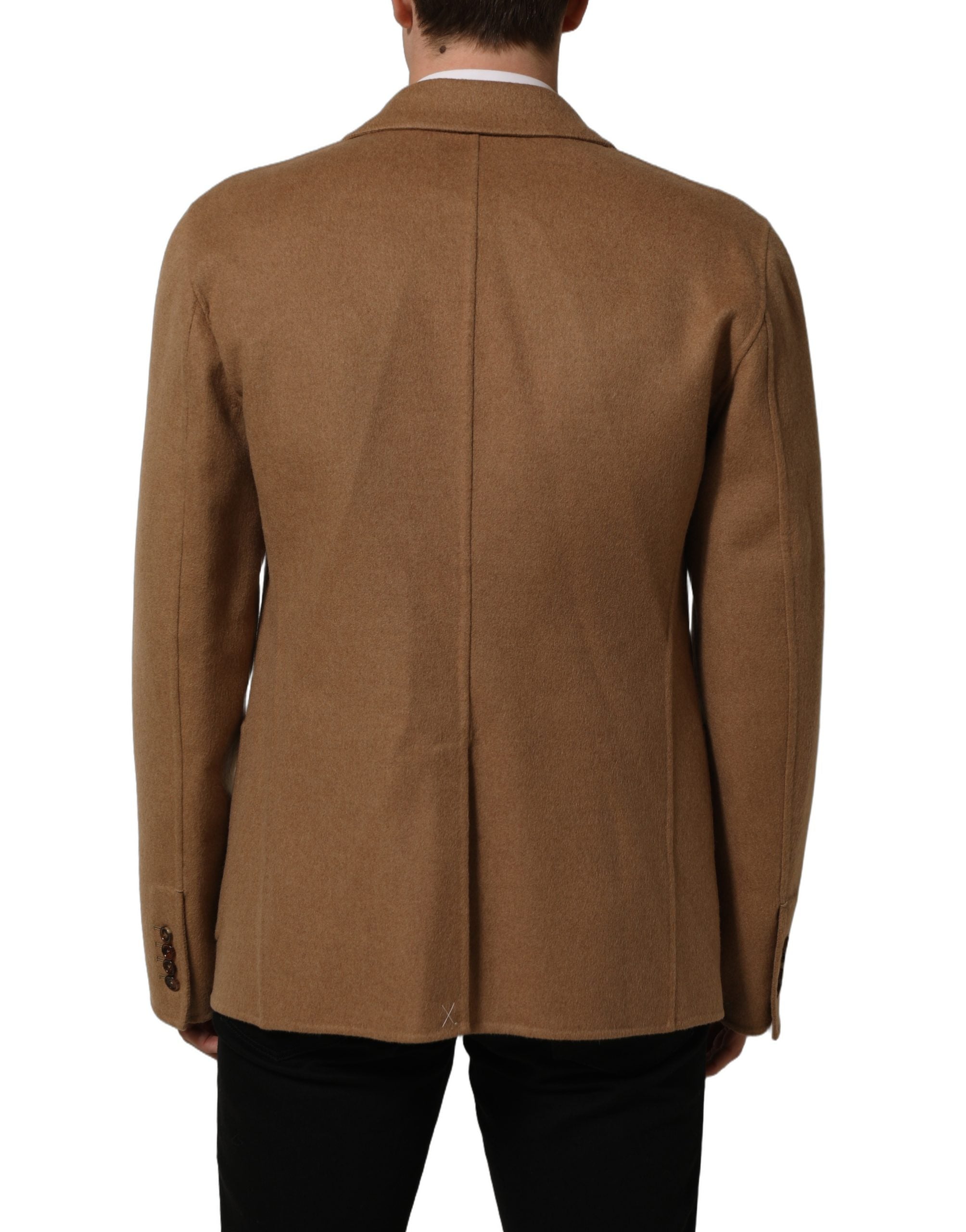 Dolce & Gabbana Brown Single Breasted 2 Button Suit Jacket