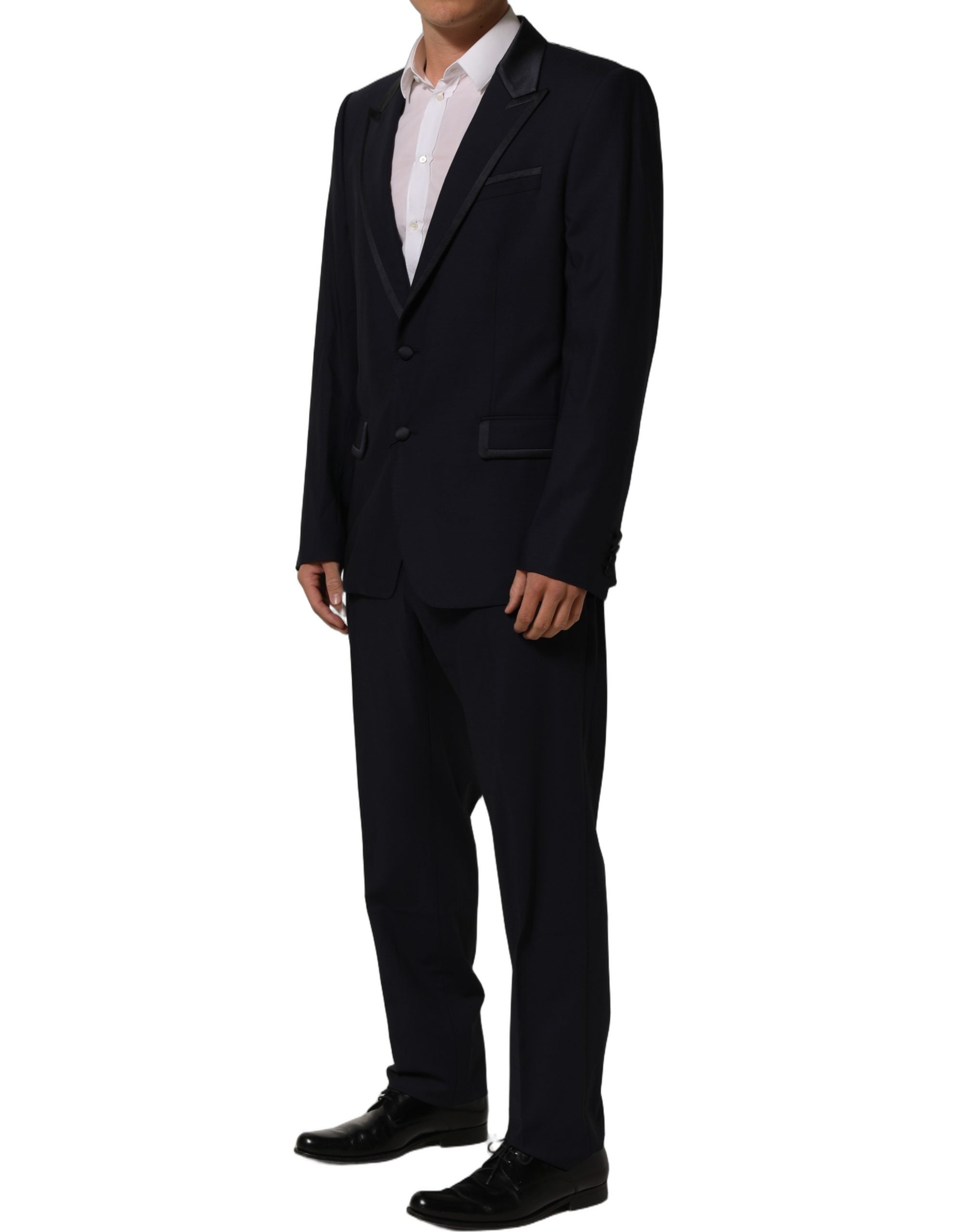 Dolce & Gabbana Dark Blue Single Breasted 2 Piece Men Suit