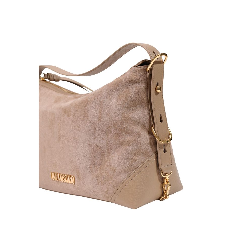 Love Moschino Beige Polyester Handbag