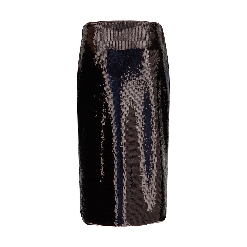 Tom Ford Blue Silk Midi Skirt