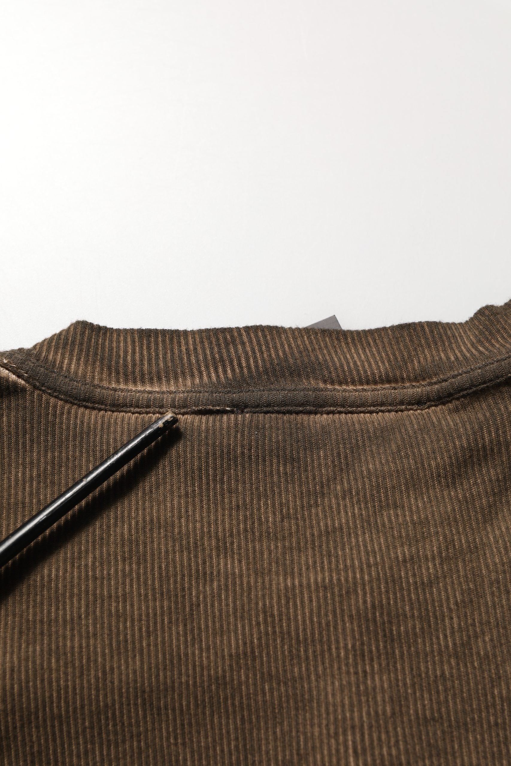 Dolce & Gabbana Brown Cotton Buttoned Henley Pullover Sweater