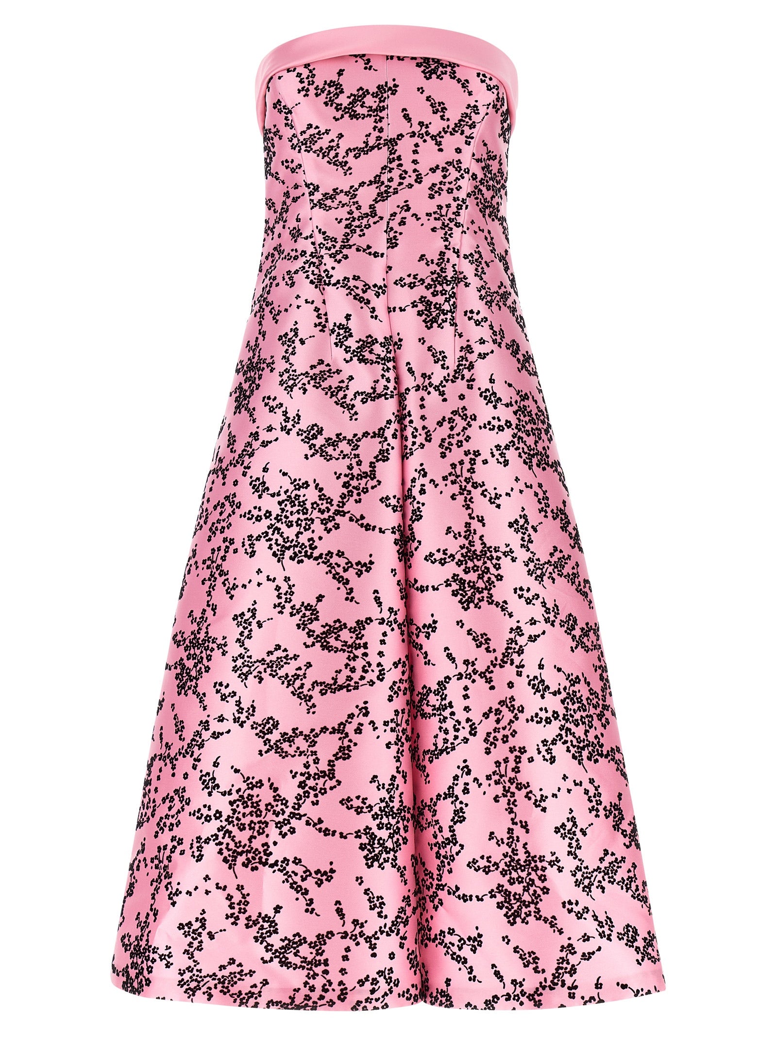 Alberta Ferretti Multicolor Polyester Midi Dress