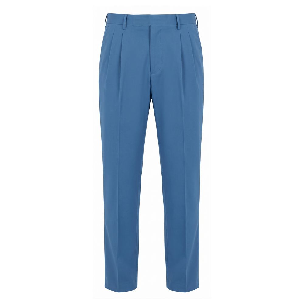 Malo Blue Cotton Men's Pants