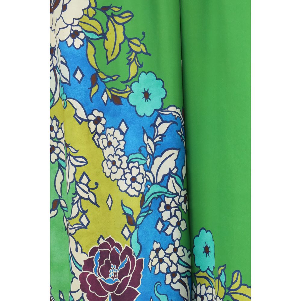 Alemais Multicolor Silk Casual Pants