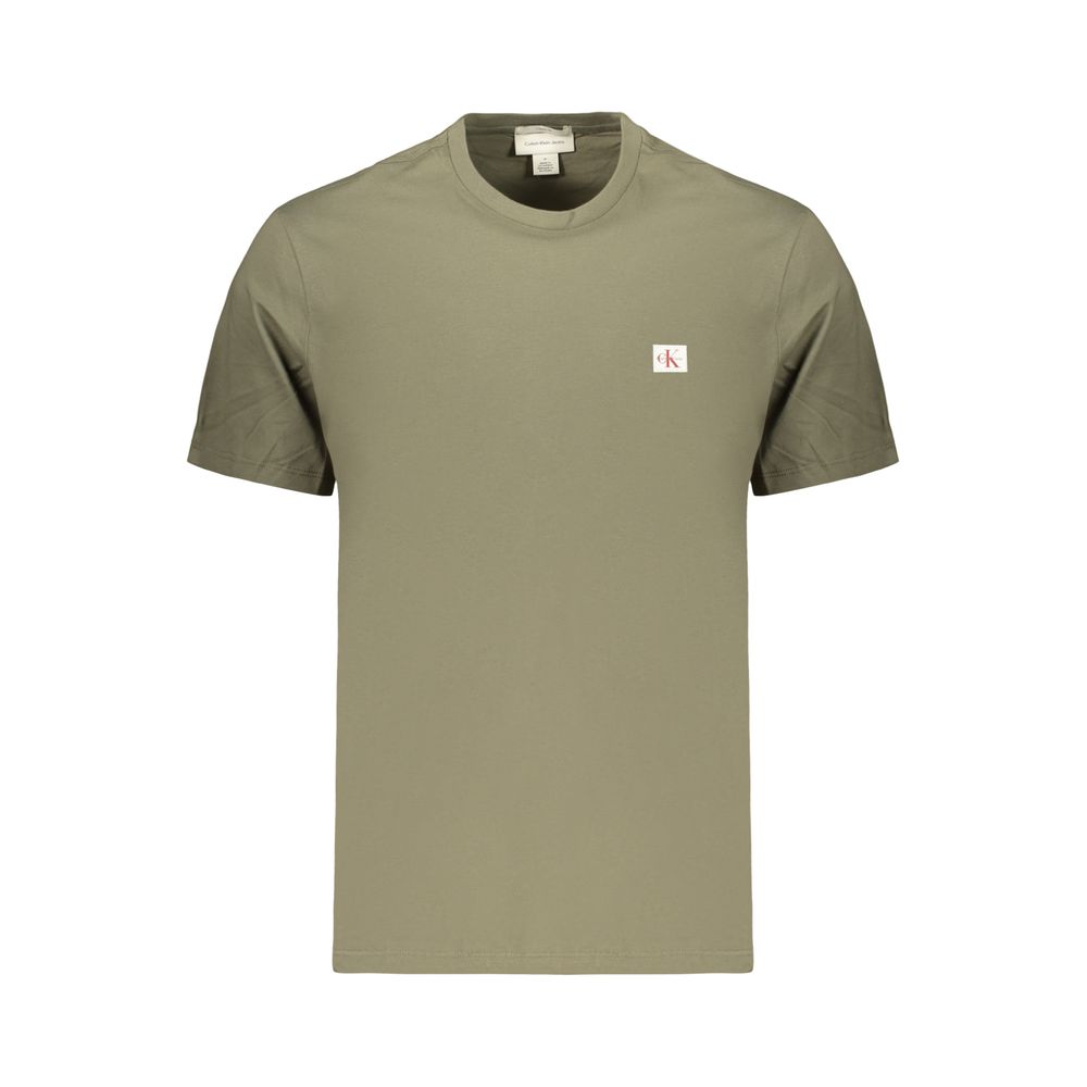 Calvin Klein Green Cotton Men's T-Shirt