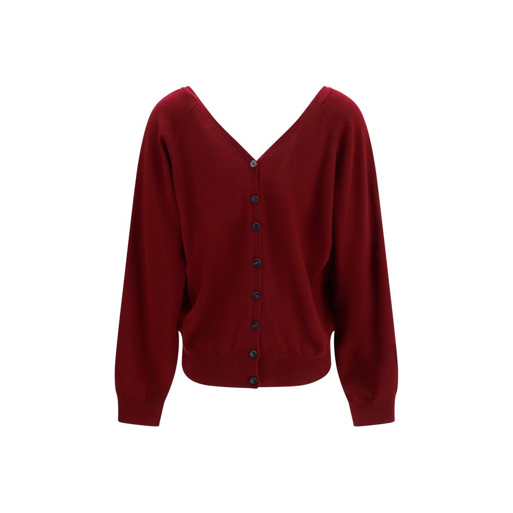 Lisa Yang Bordeaux Cashmere Cardigan