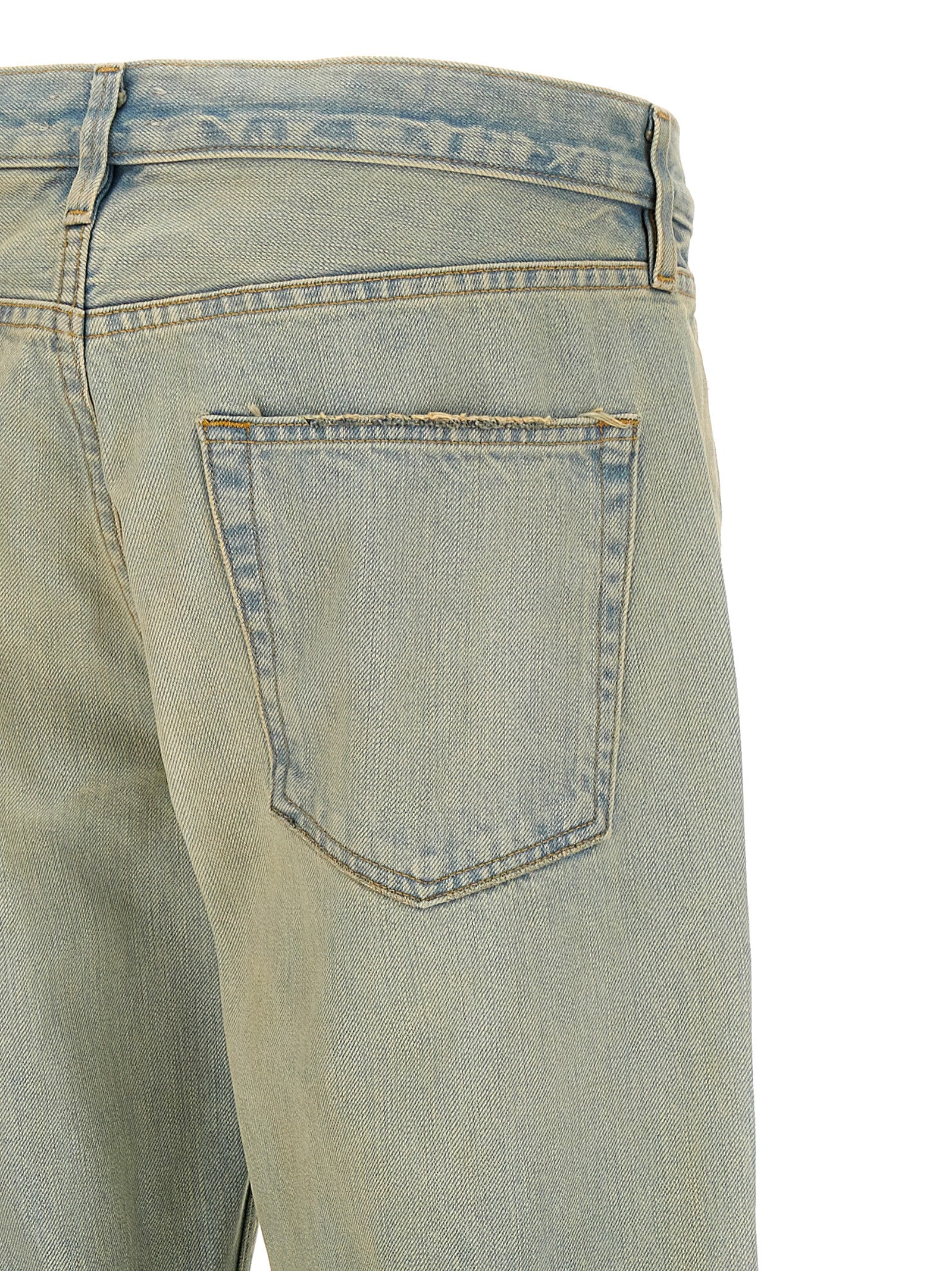Fear Of God Blue Cotton Straight-Leg Jeans