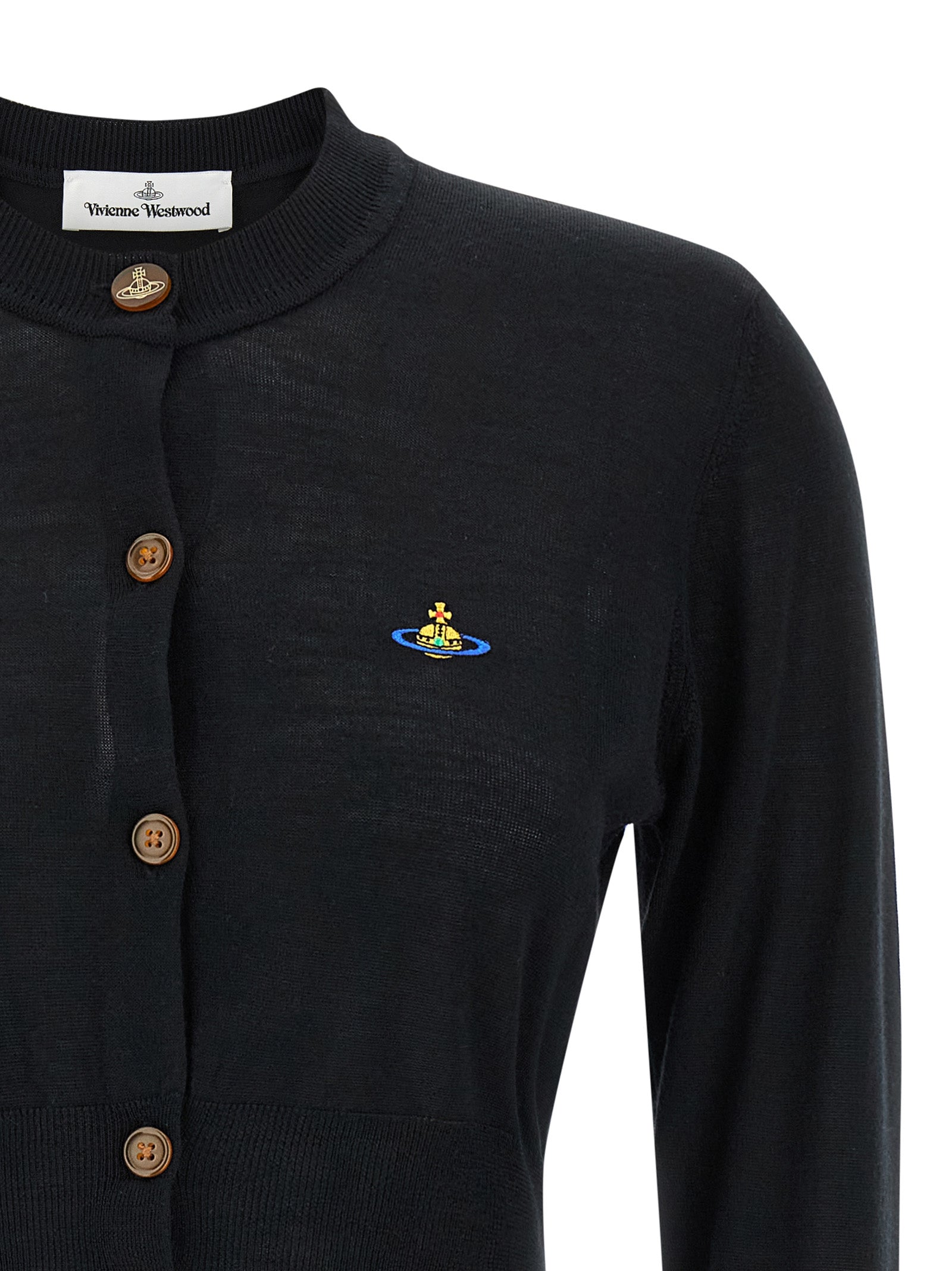 Vivienne Westwood Black Cotton Cardigan