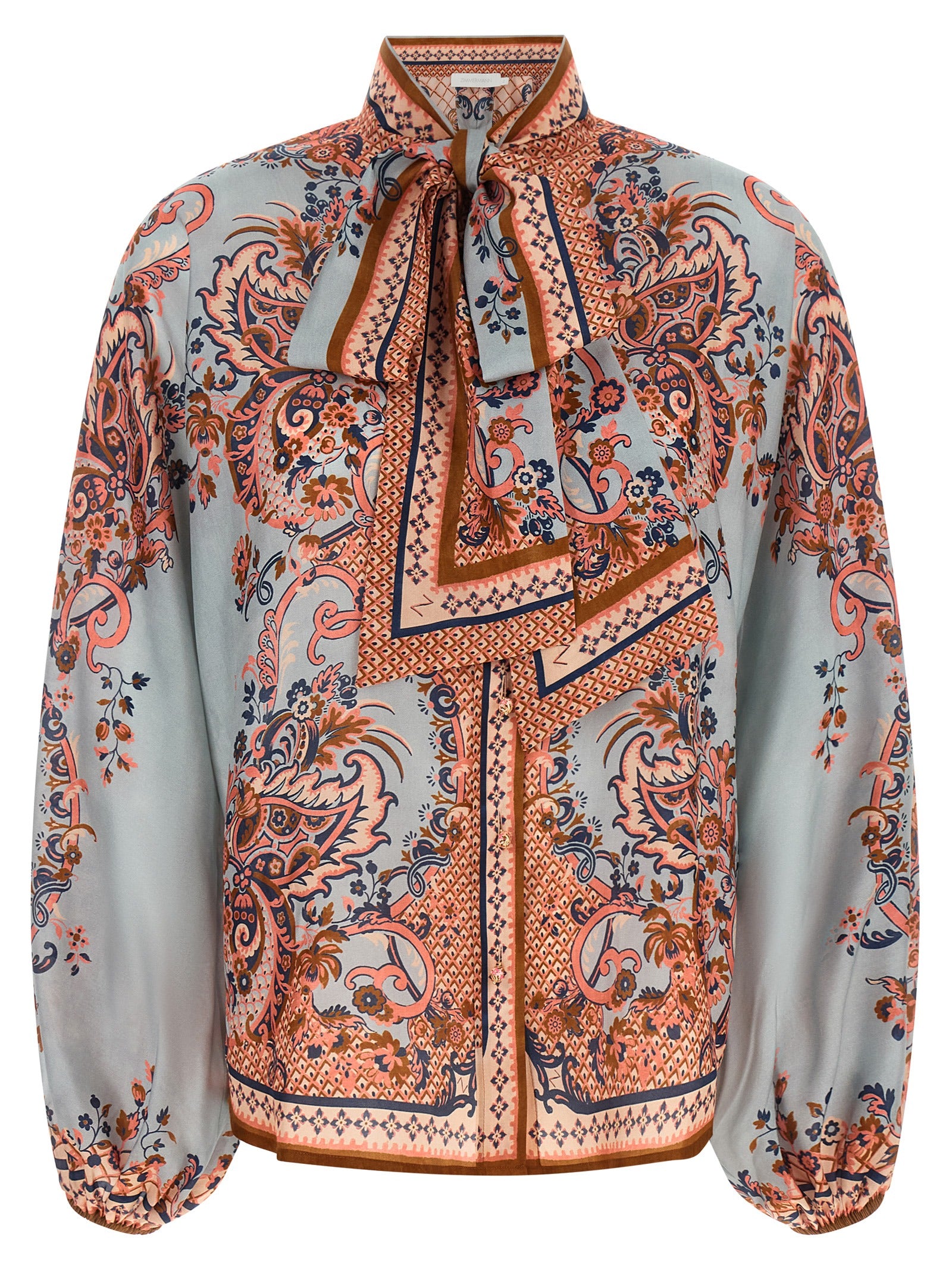 Zimmermann Multicolor Silk Blouse