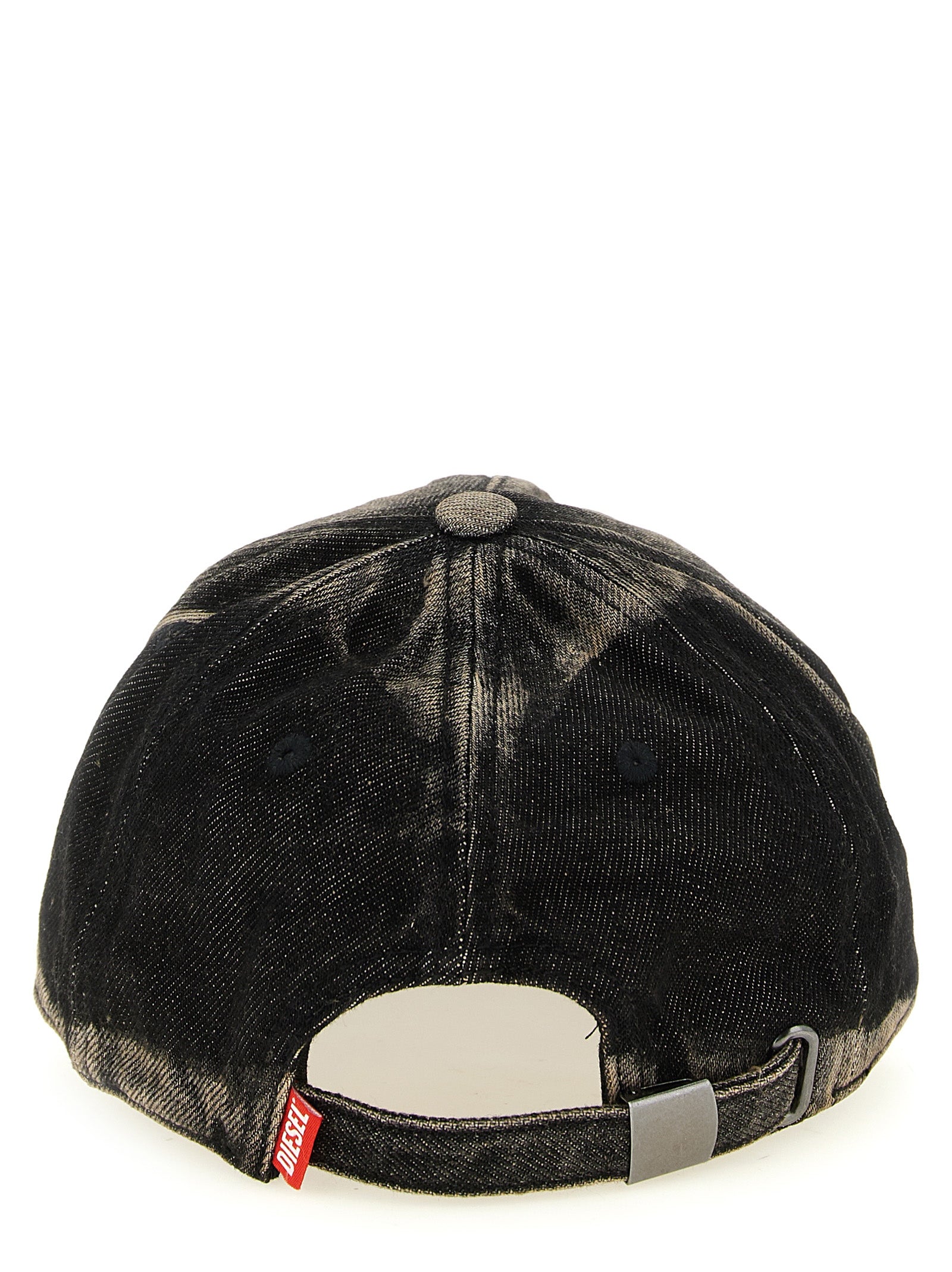 Diesel Black Cotton Cap (Baseball Hat)