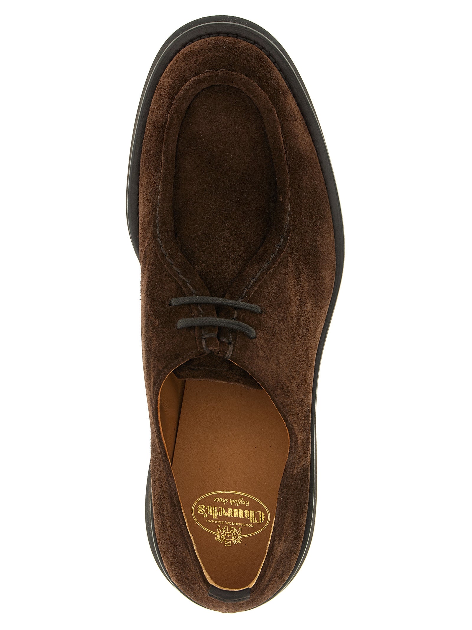 Church's Brown Calfskin Oxfords And Derbies