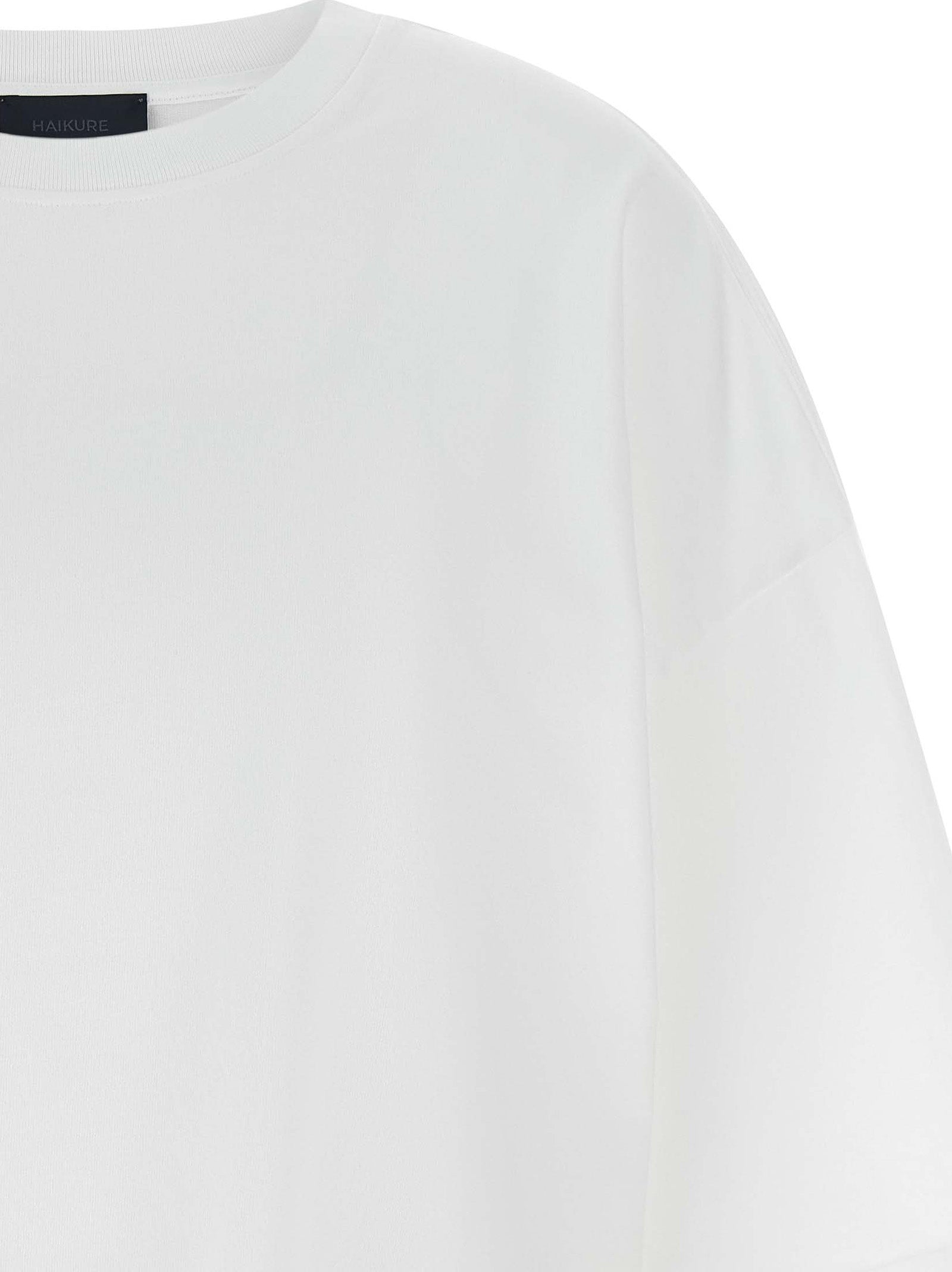 Haikure White Cotton T-Shirt