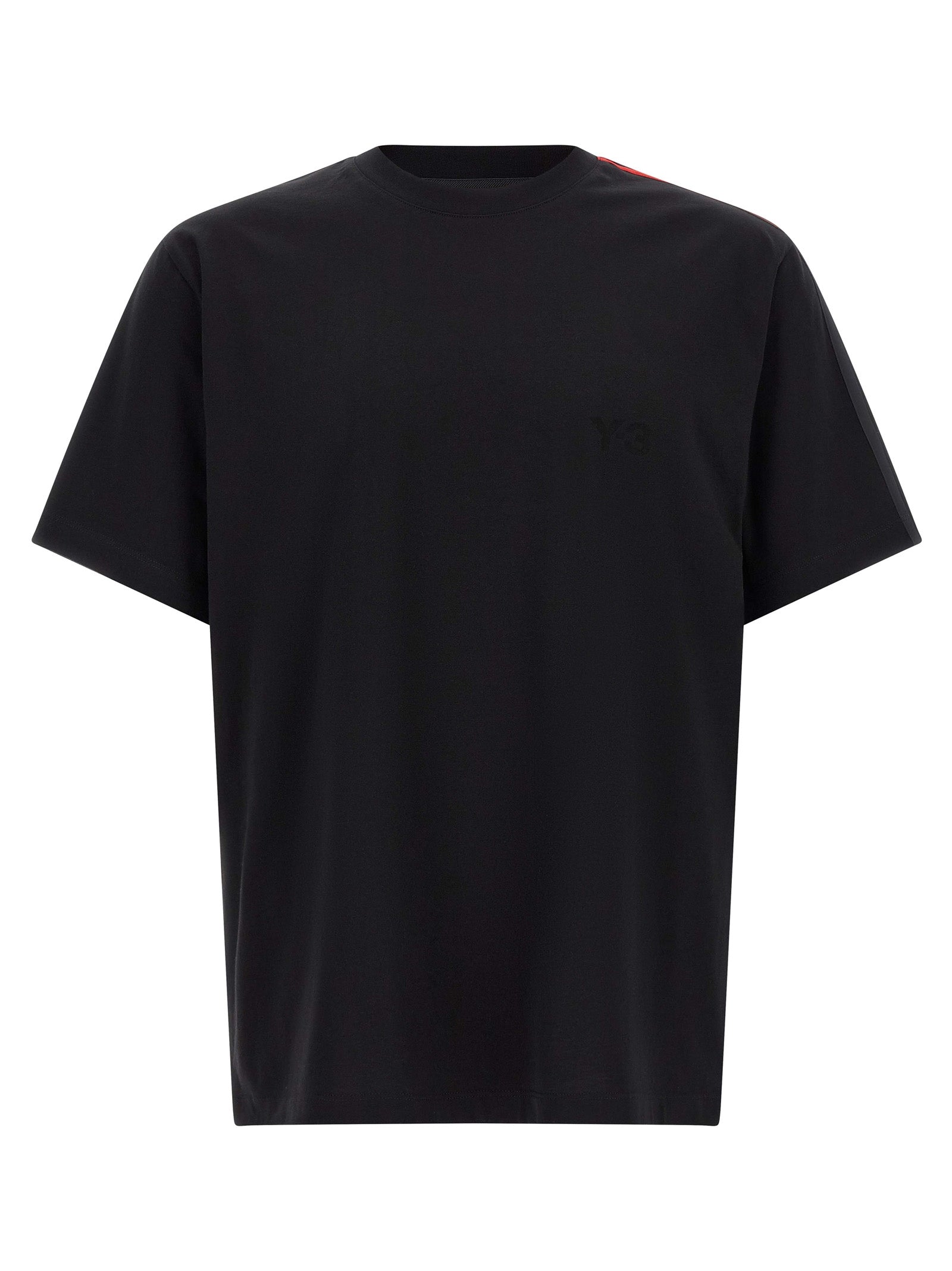 Y-3 Black Cotton T-Shirt