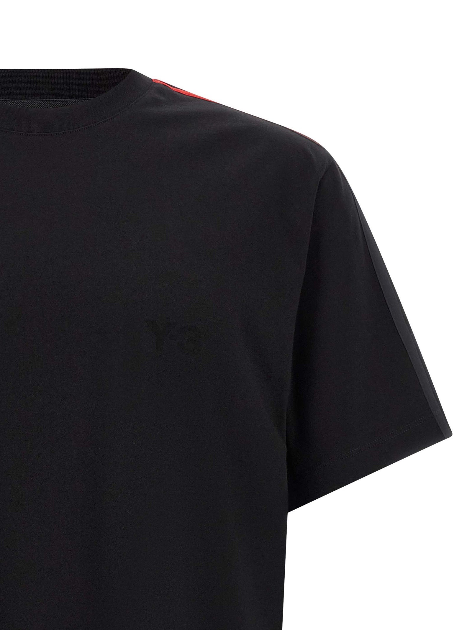 Y-3 Black Cotton T-Shirt