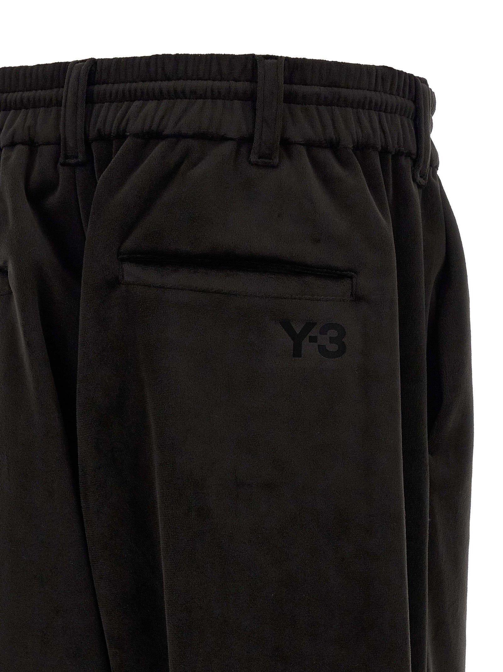 Y-3 Black Recycled Polyester Joggers (Workout Pants)
