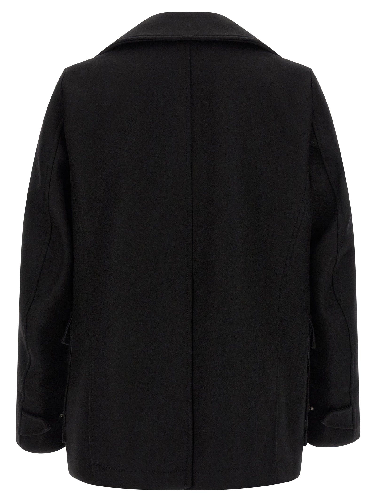 Dsquared² Black Wool Coat